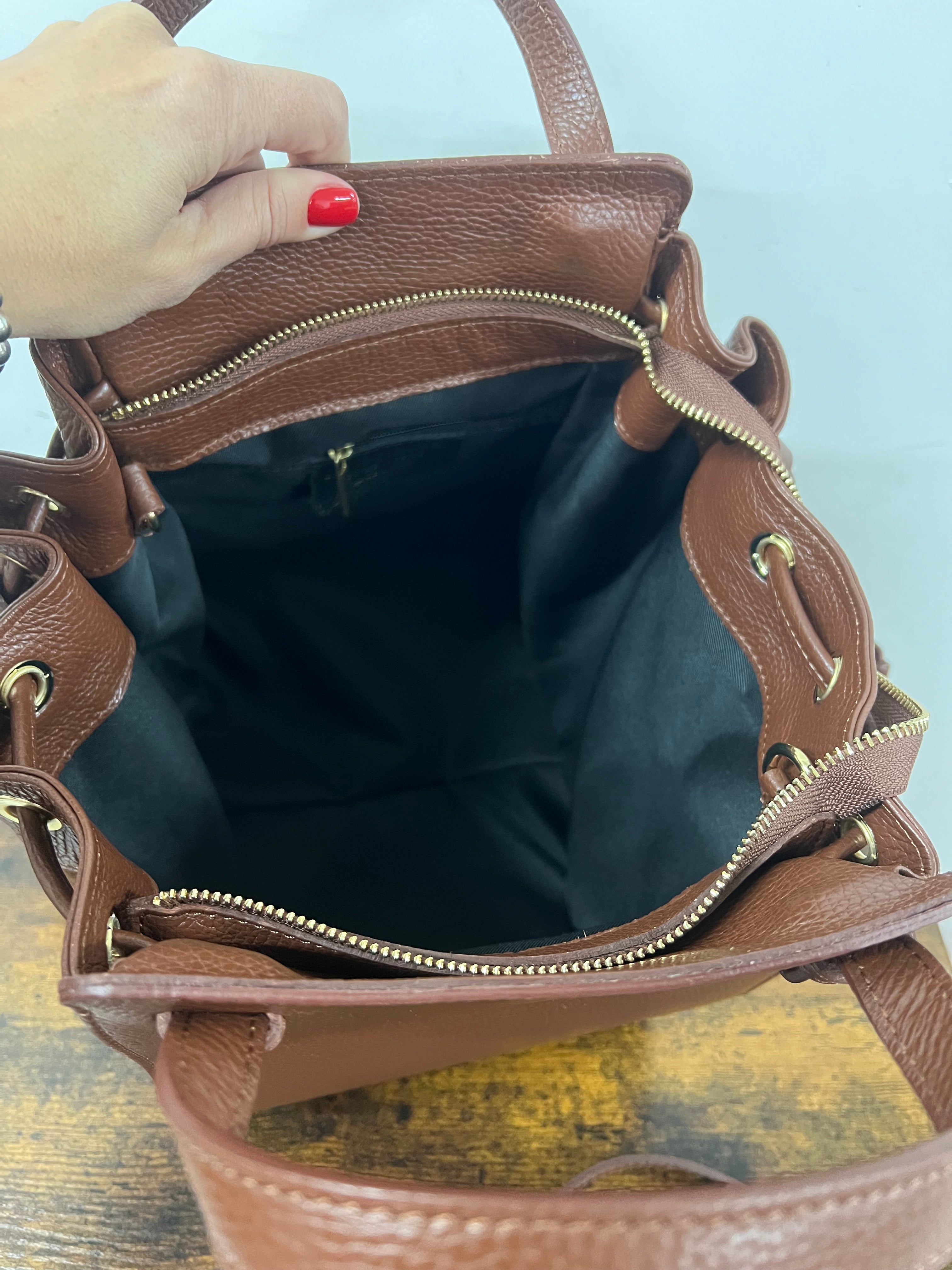 Chocolate Scarlett tote