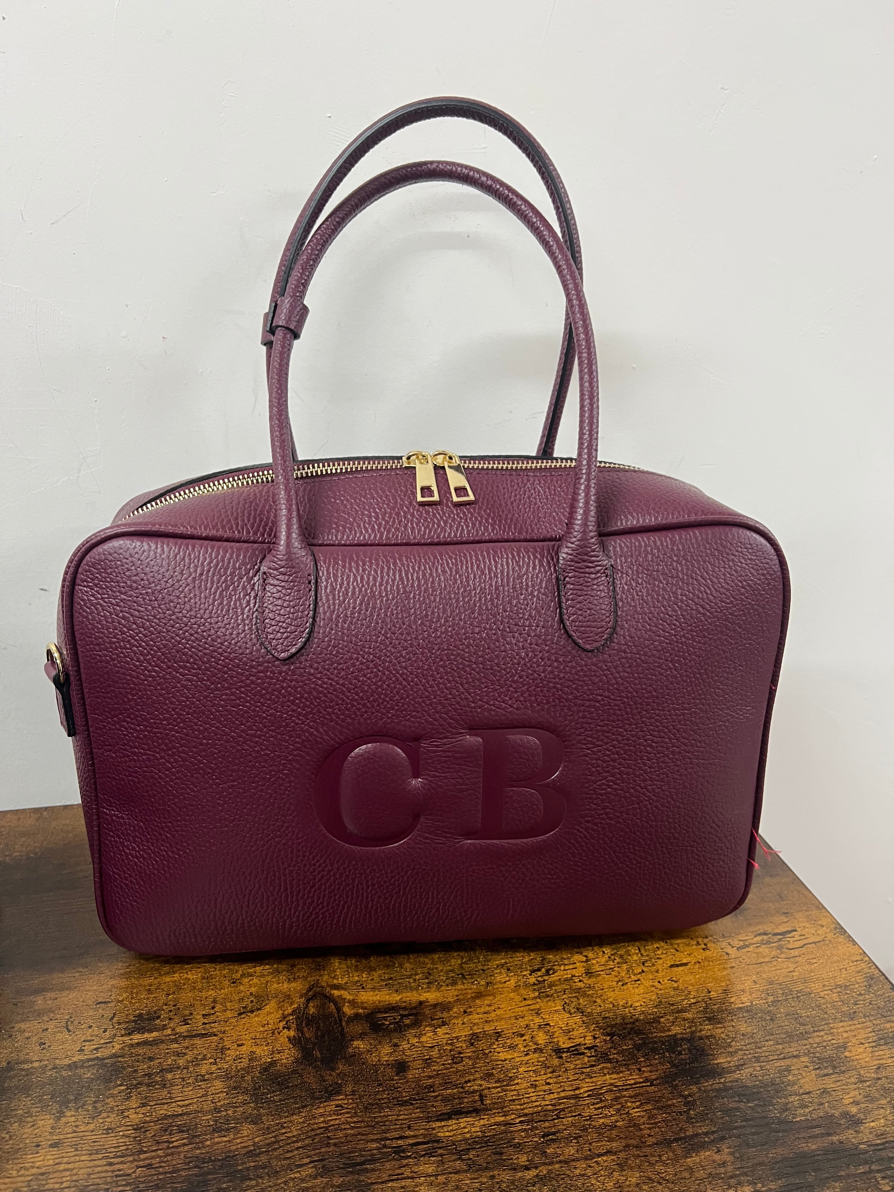 Maxi star bordeaux briefcase