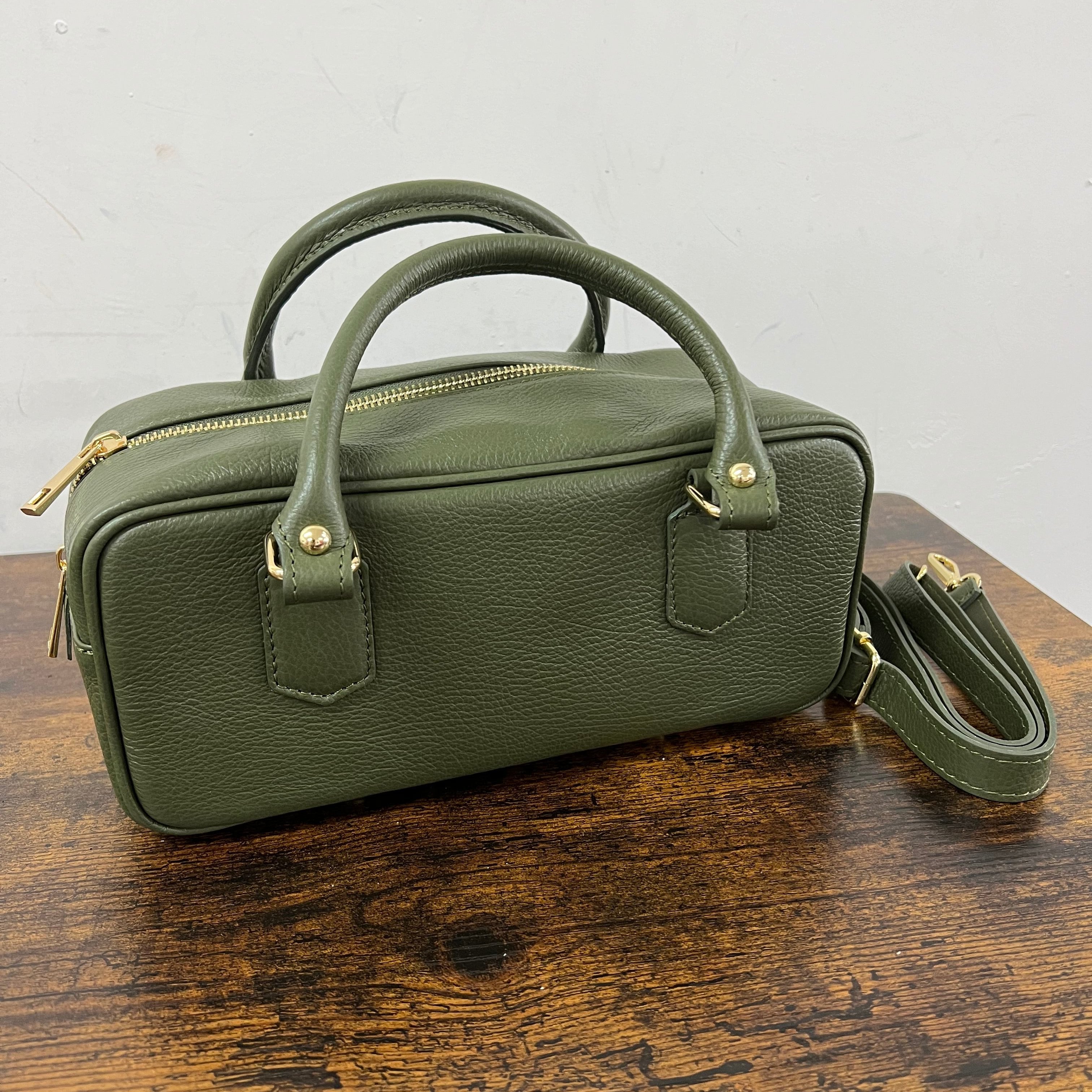 Bauletto rettangolare verde militare