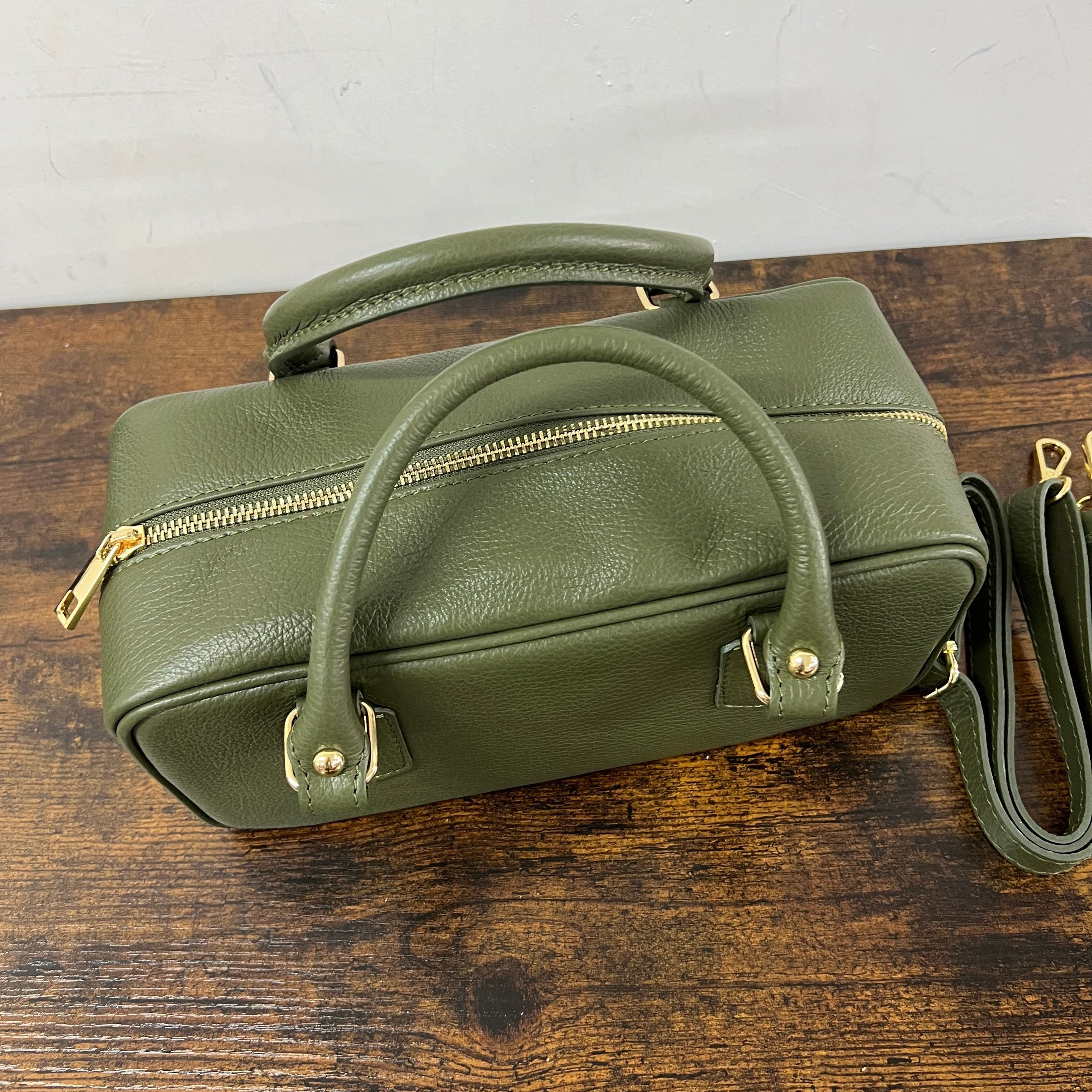 Bauletto rettangolare verde militare