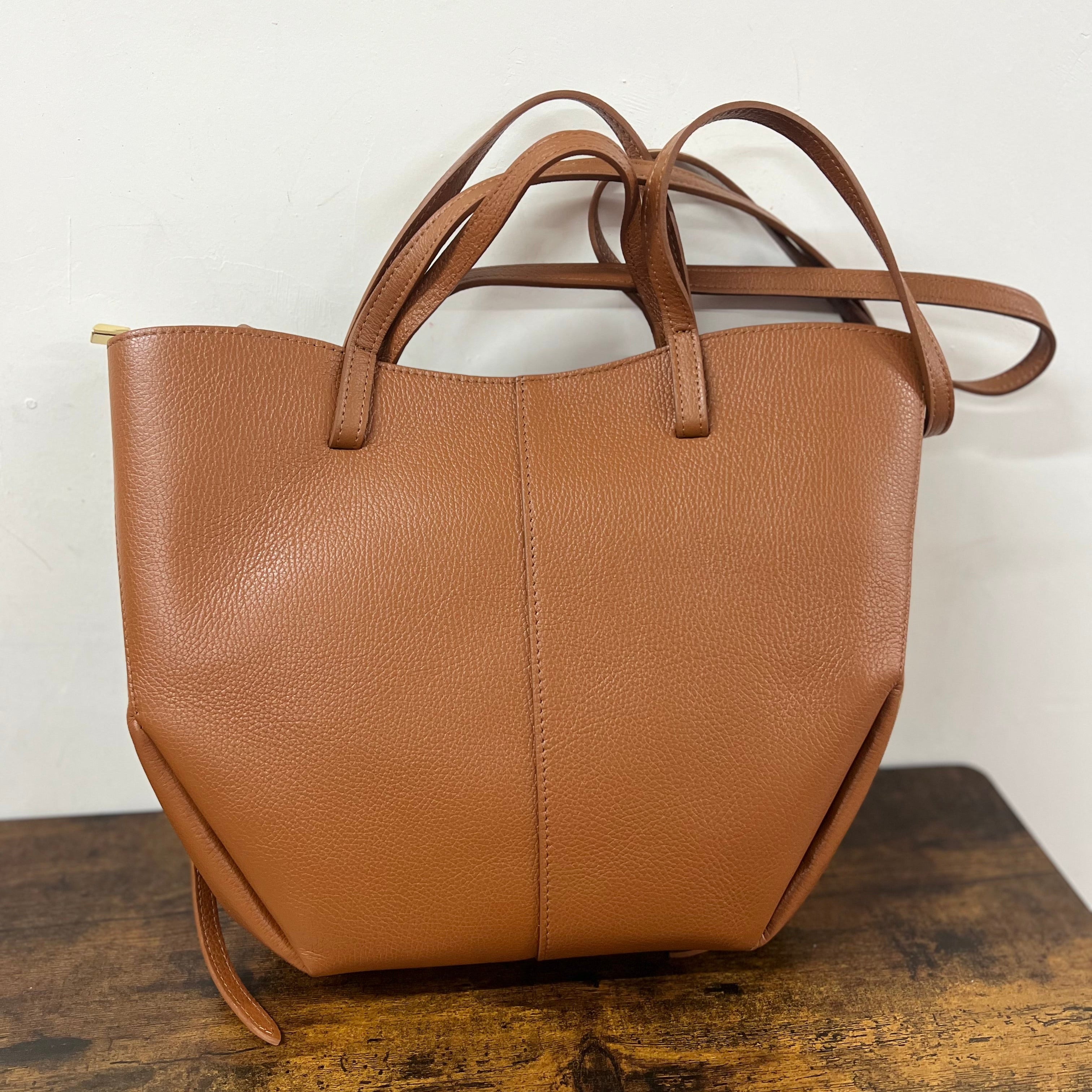 Shopper lili z over cuoio scuro