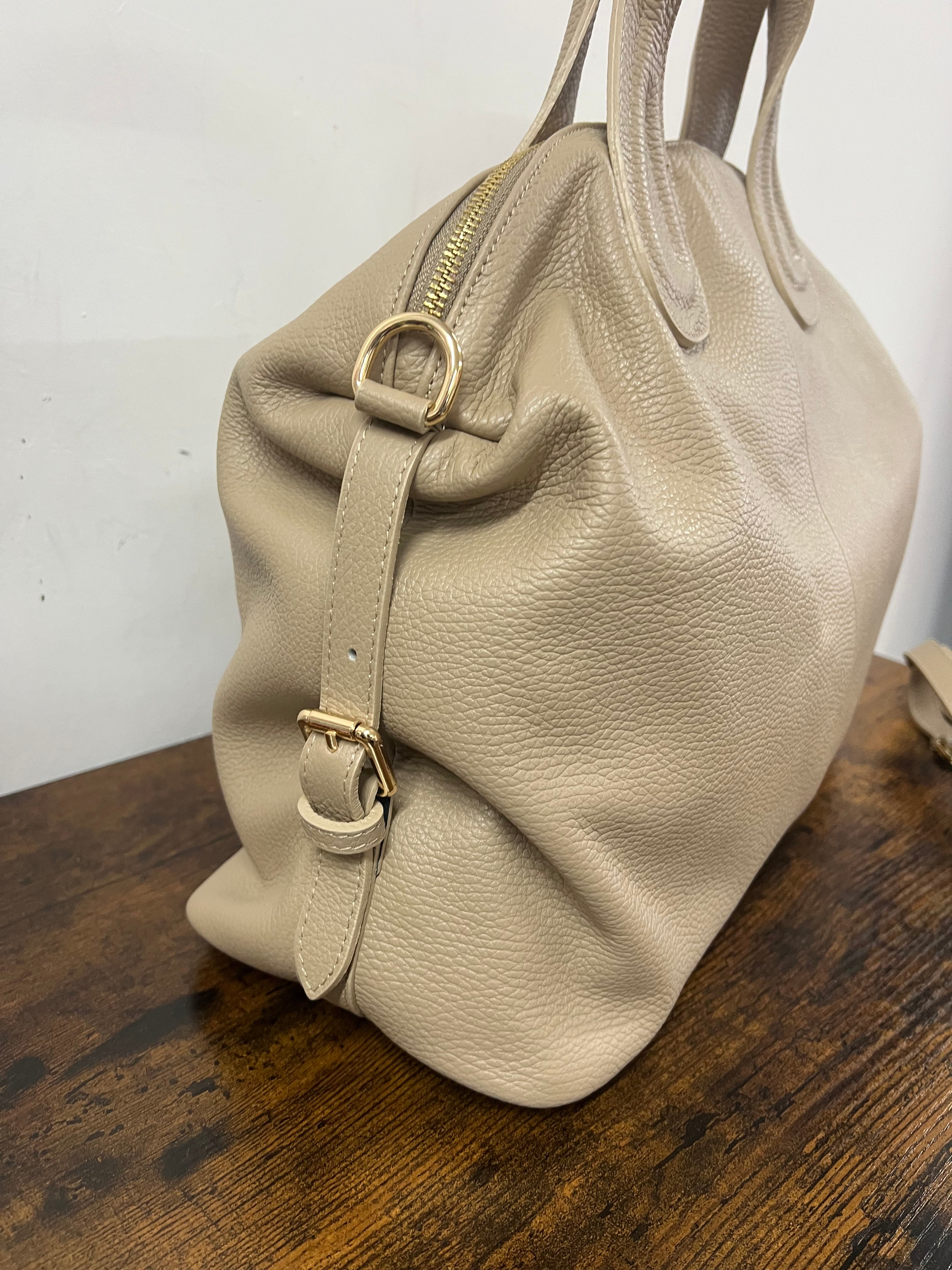 Cassandra dove gray tote bag