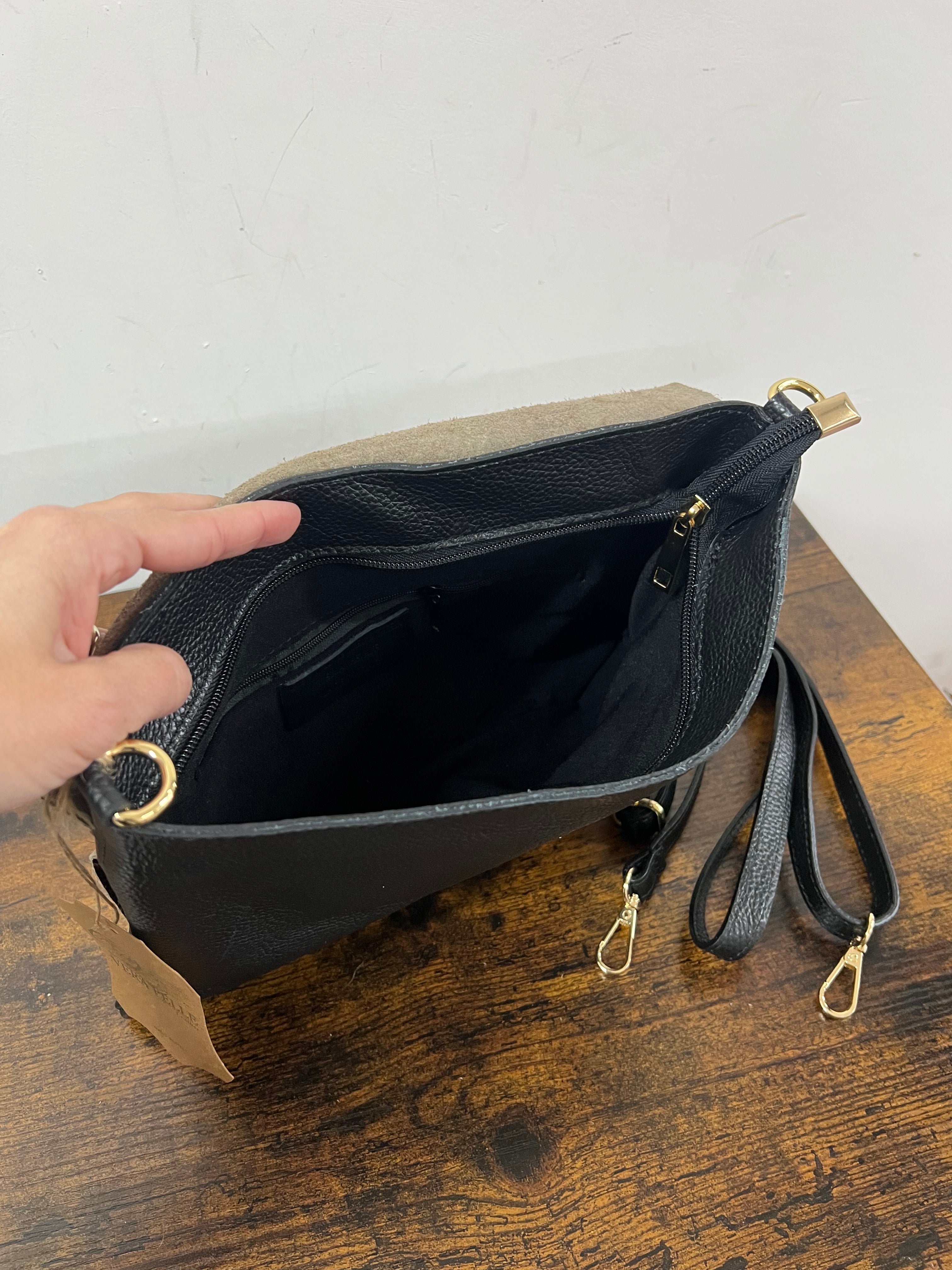 Pochette cavallino mac original marrone scuro