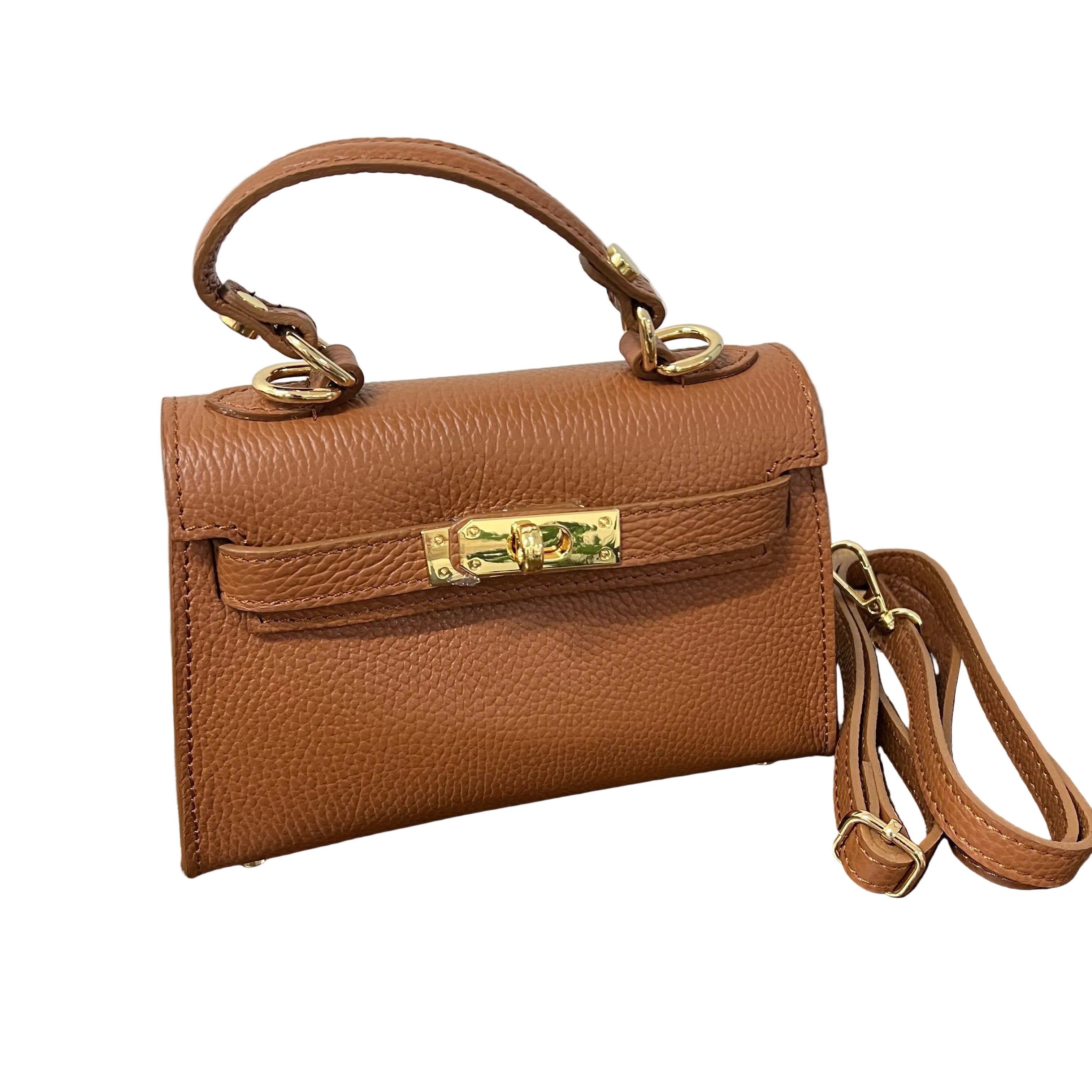 Kylie pocket cuoio scuro