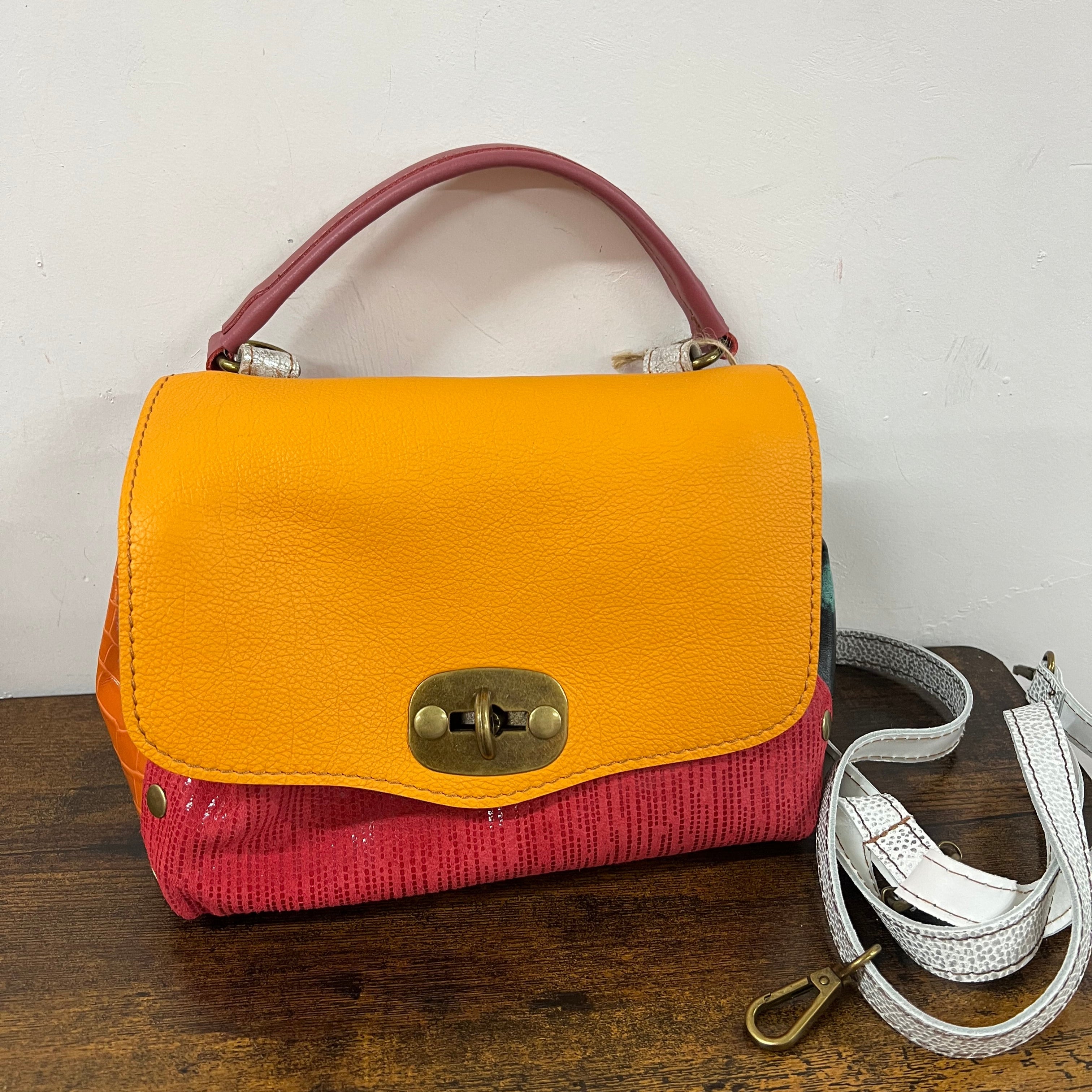 Country mini patchwork arancio