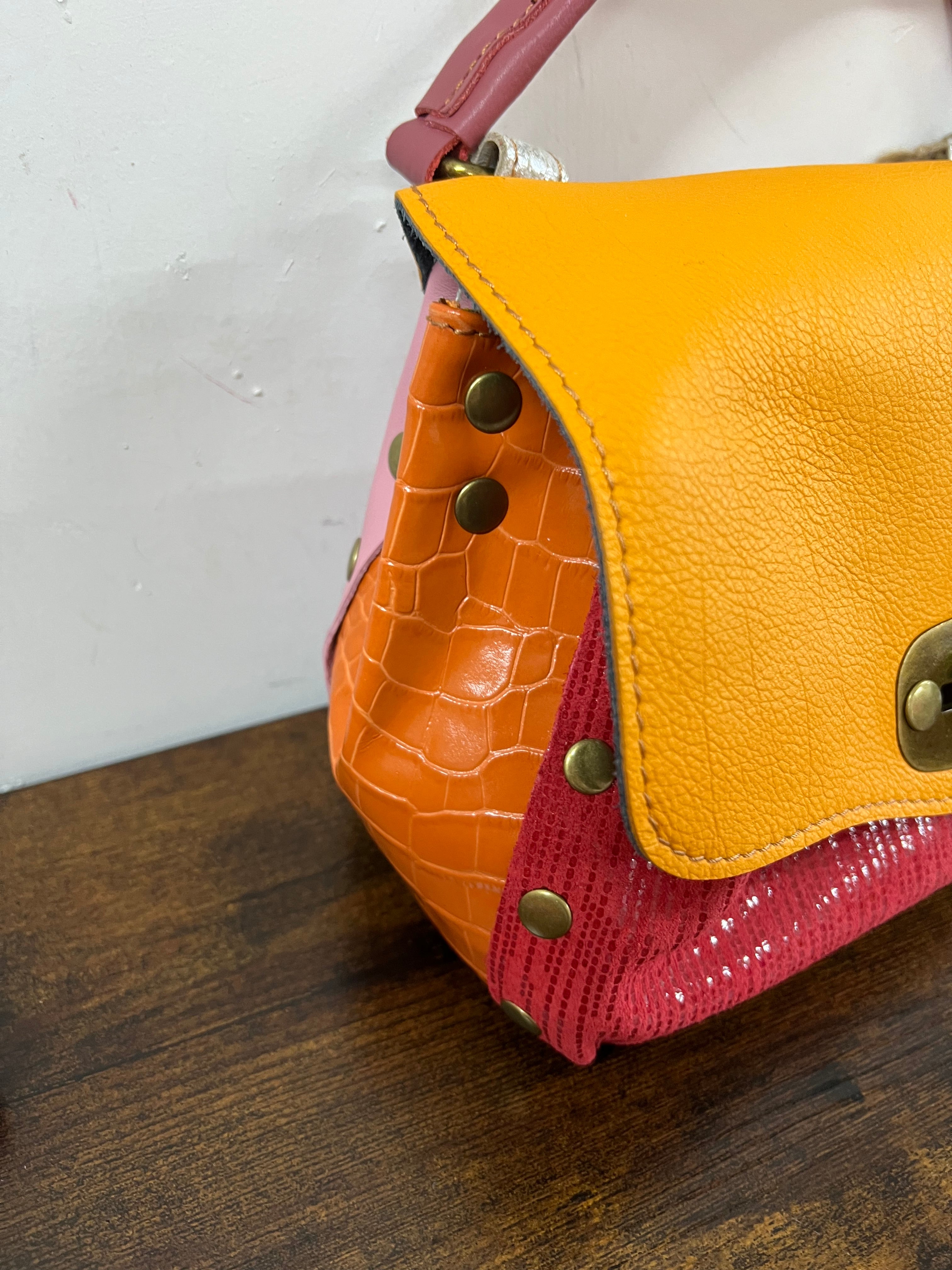 Country mini patchwork arancio