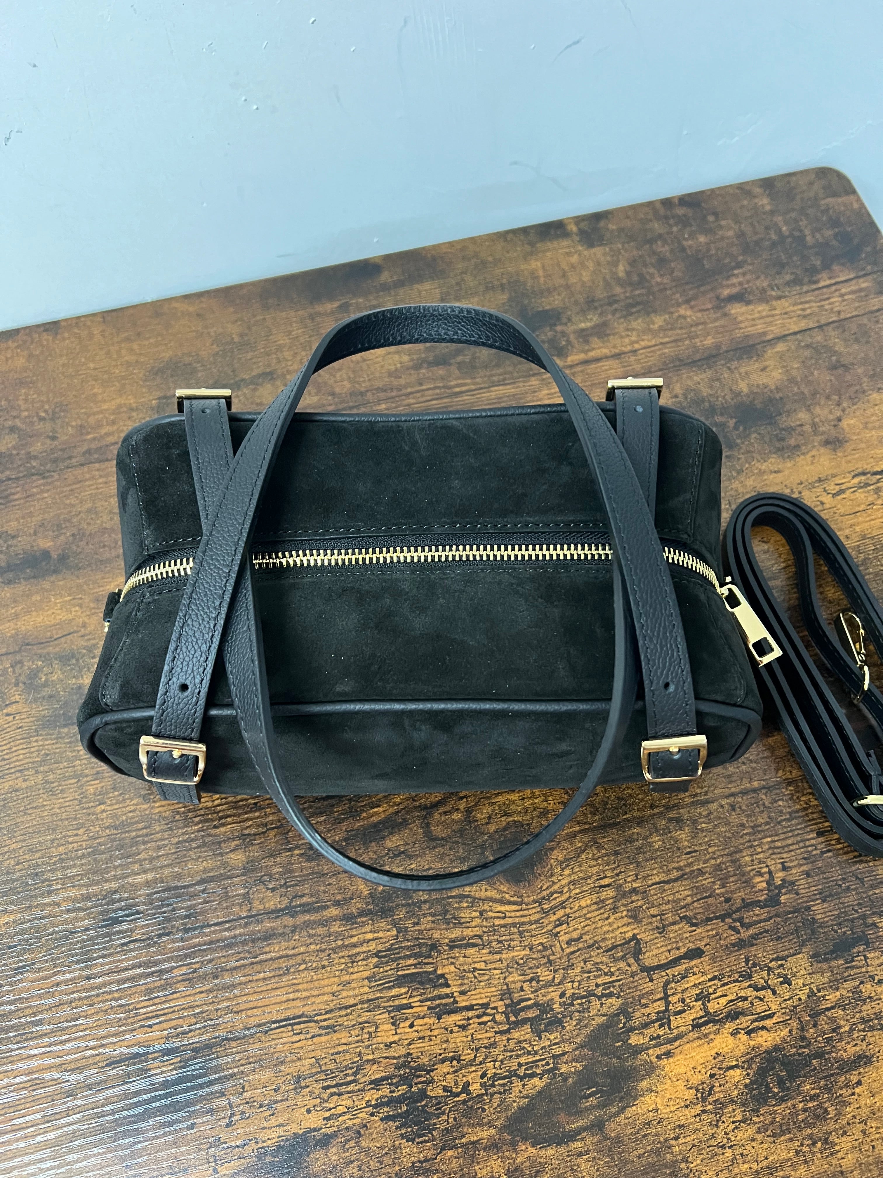 Bauletto rettangolare z scam nero