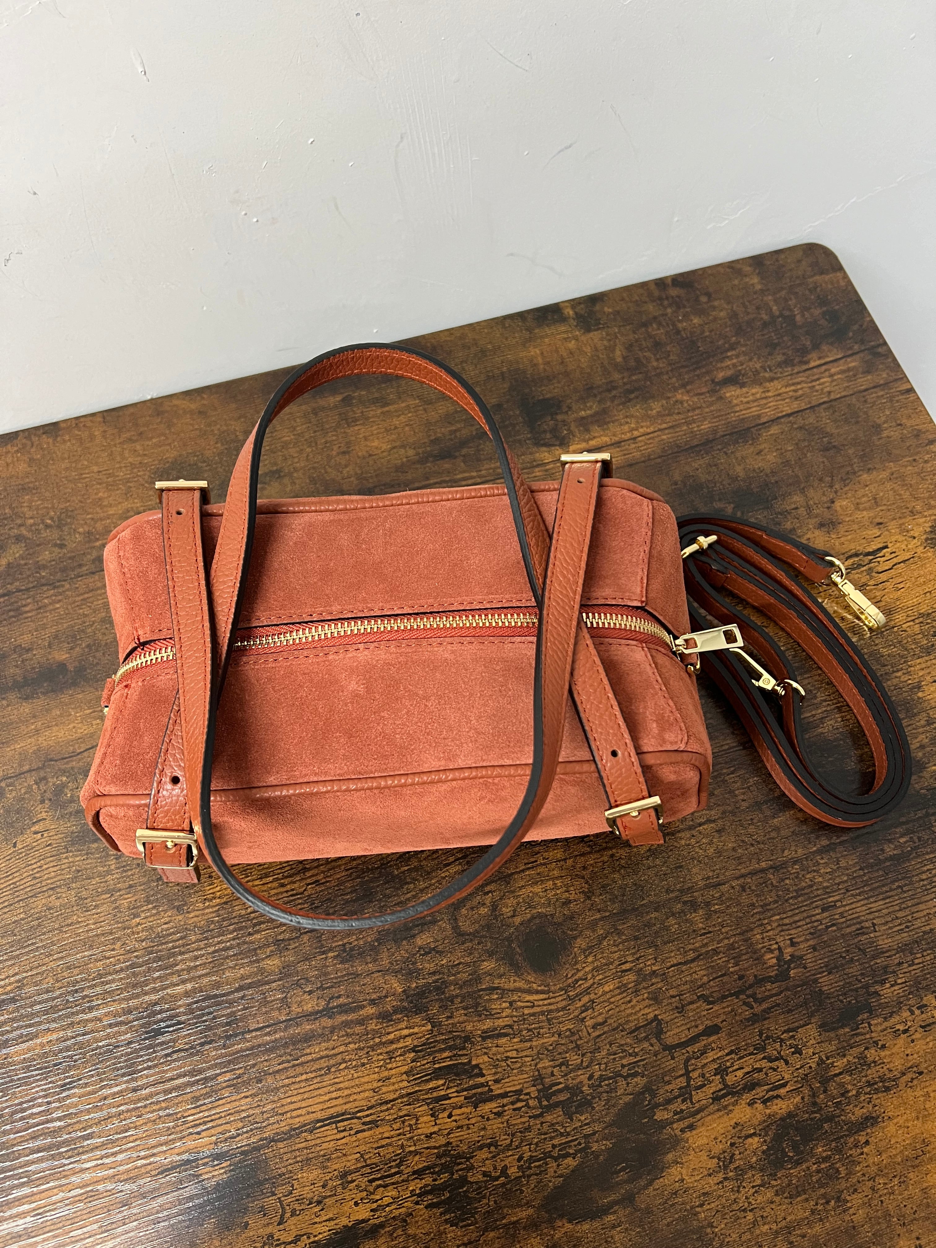 Bauletto rettangolare z scam terracotta