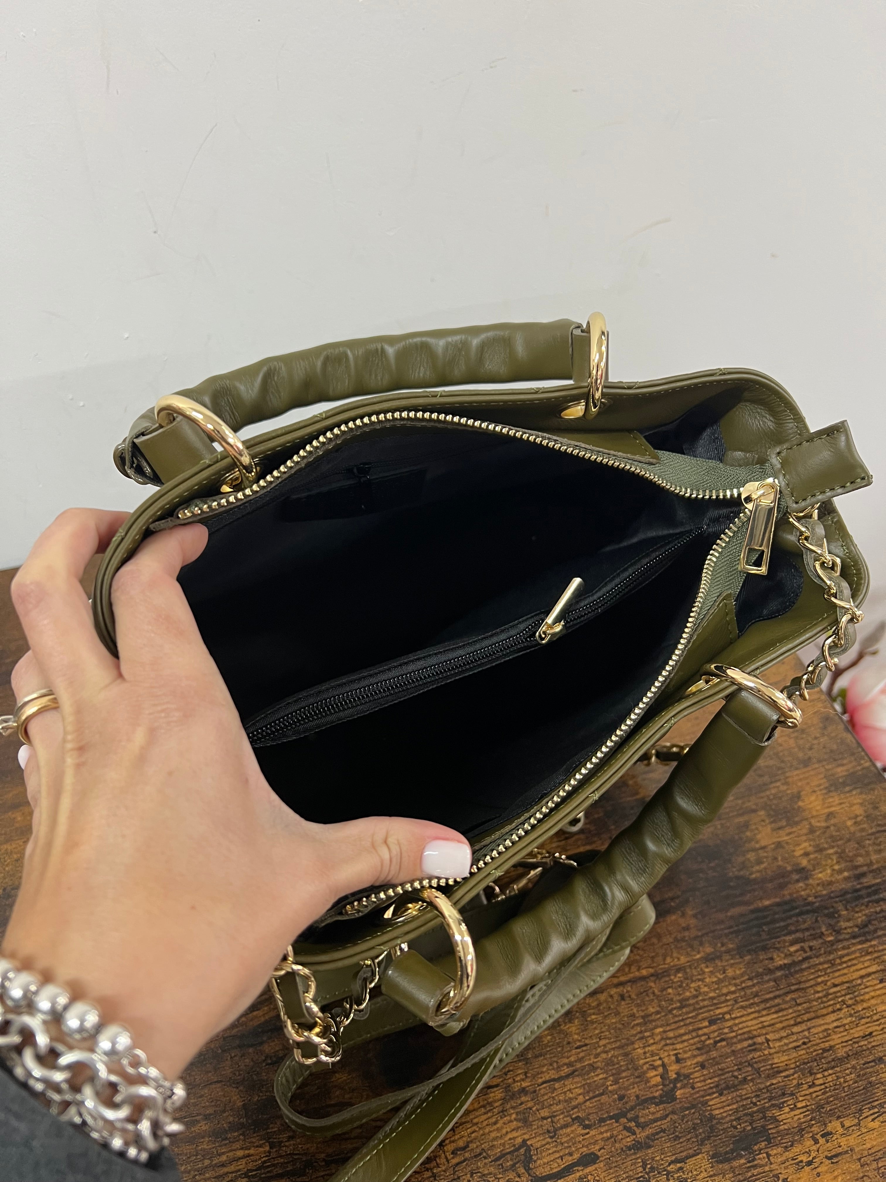 Lively midi verde oliva