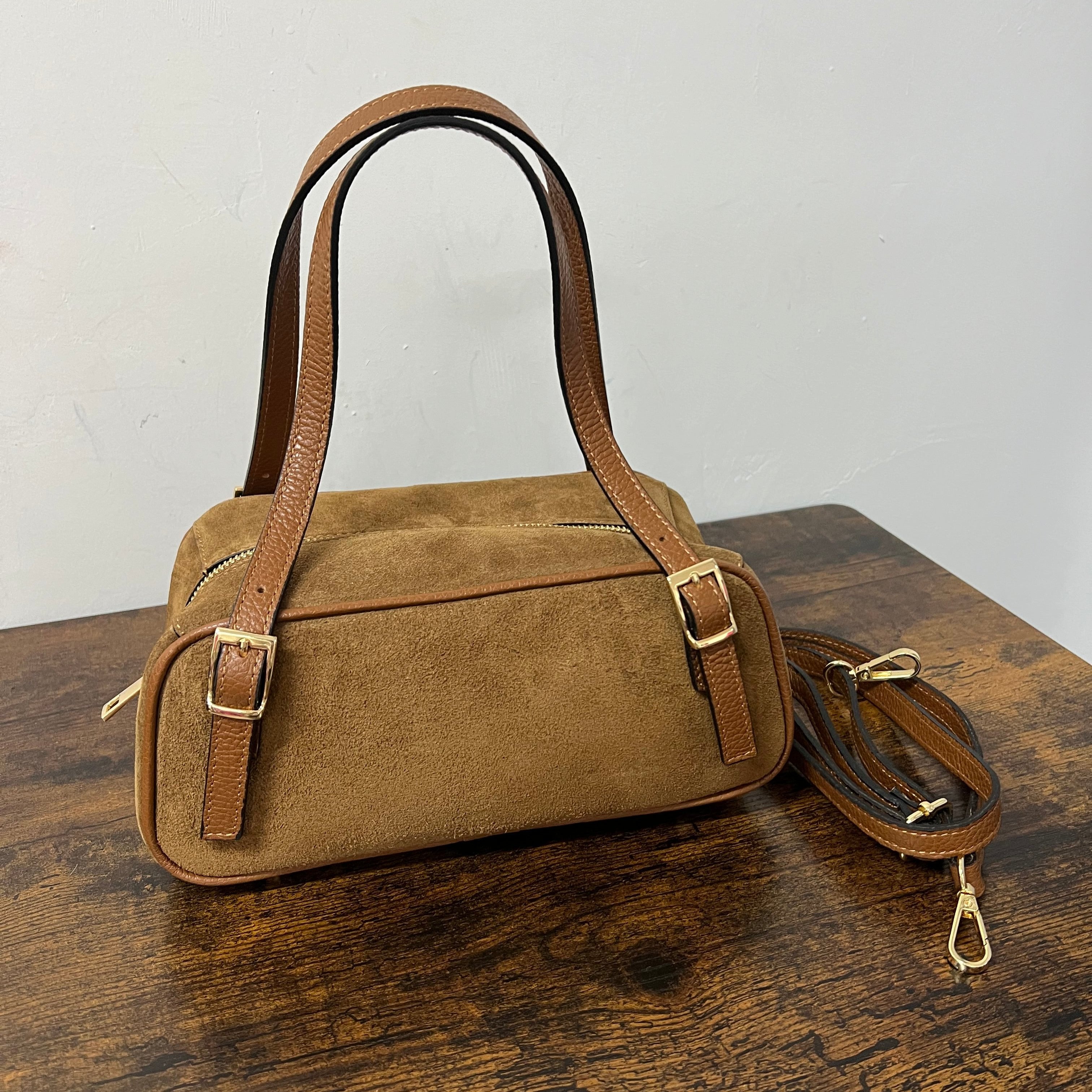 Bauletto rettangolare z scam cuoio