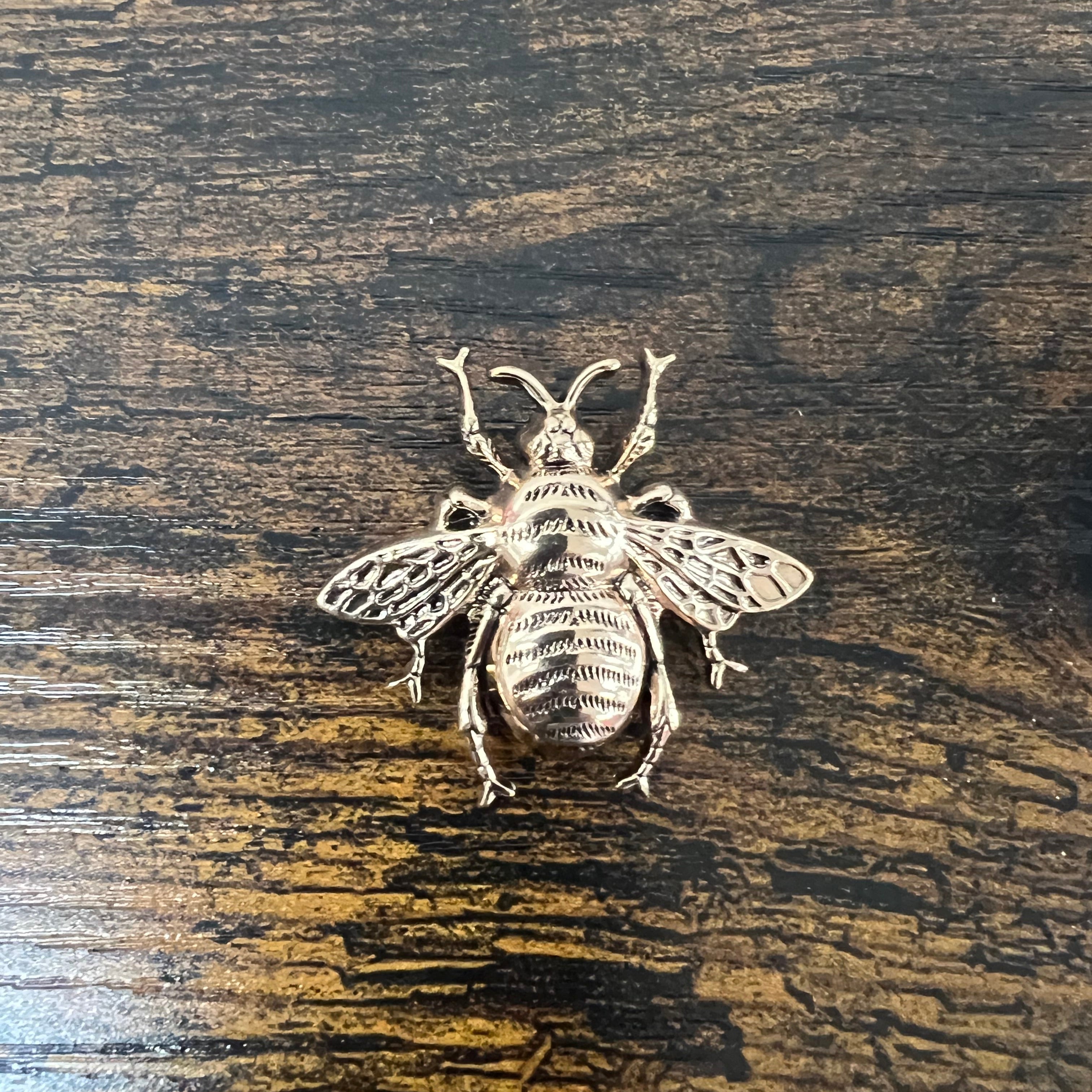 Spilla ape oro opaco