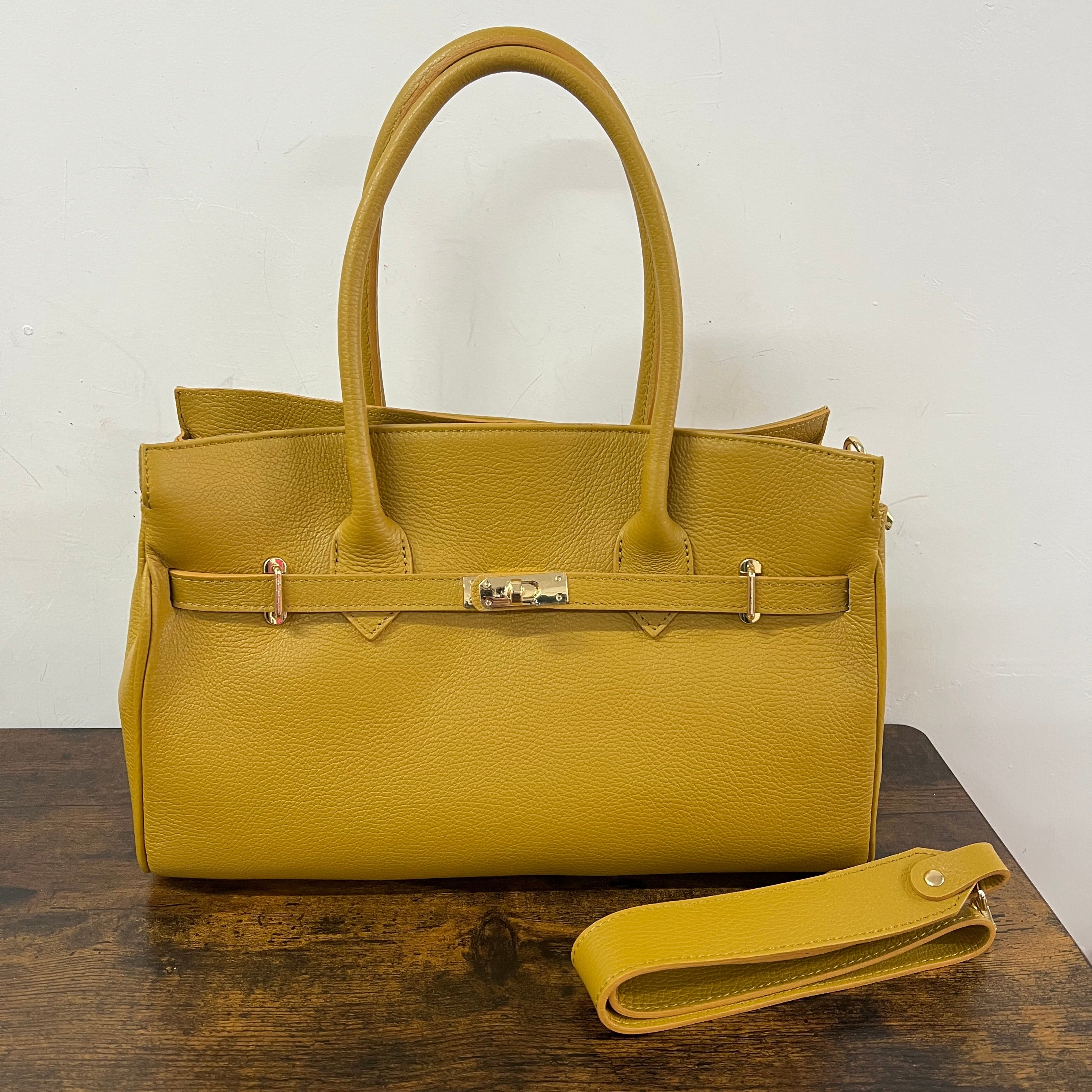 Shopper horse basic senape