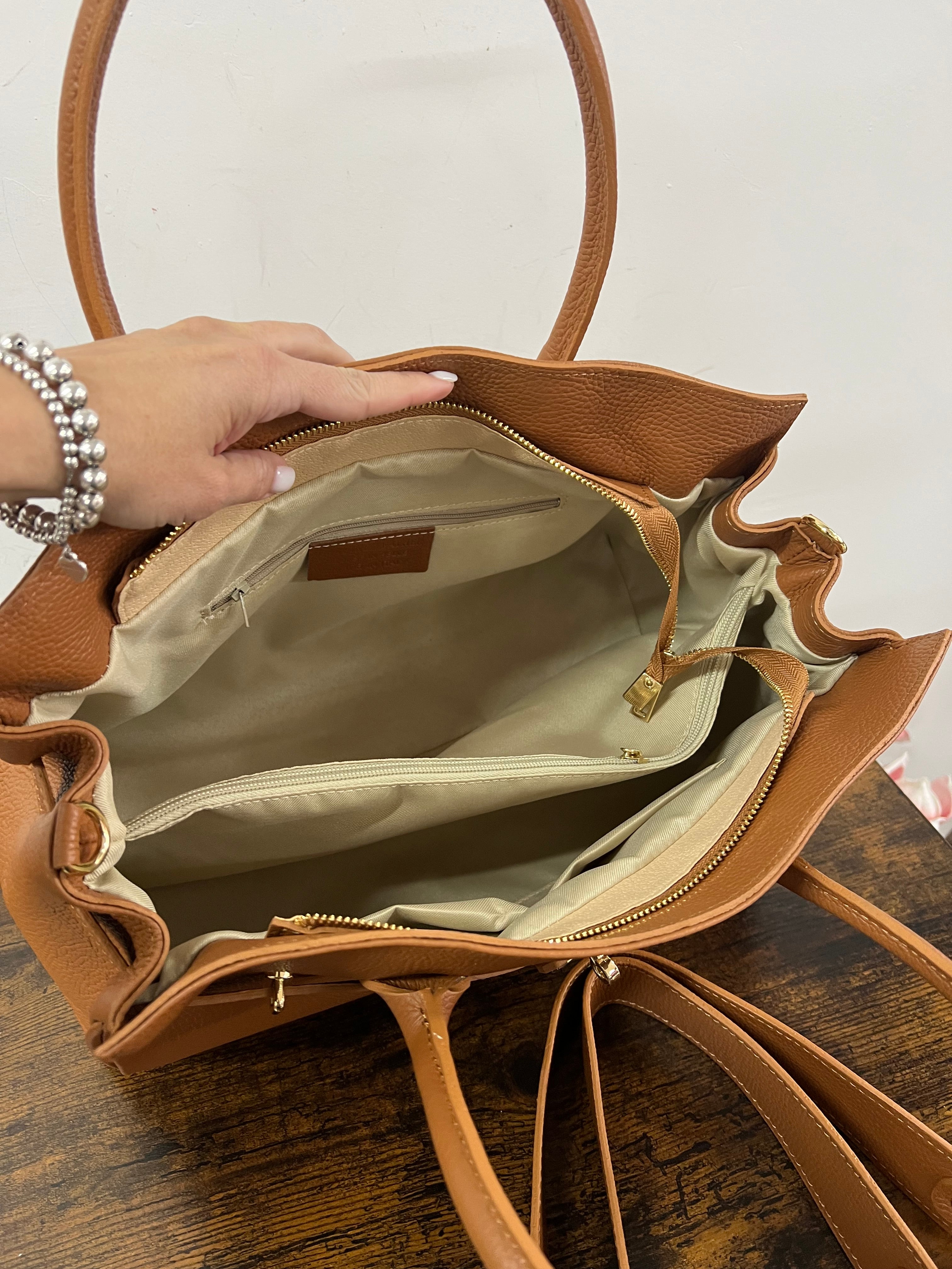 Shopper horse basic cuoio scuro