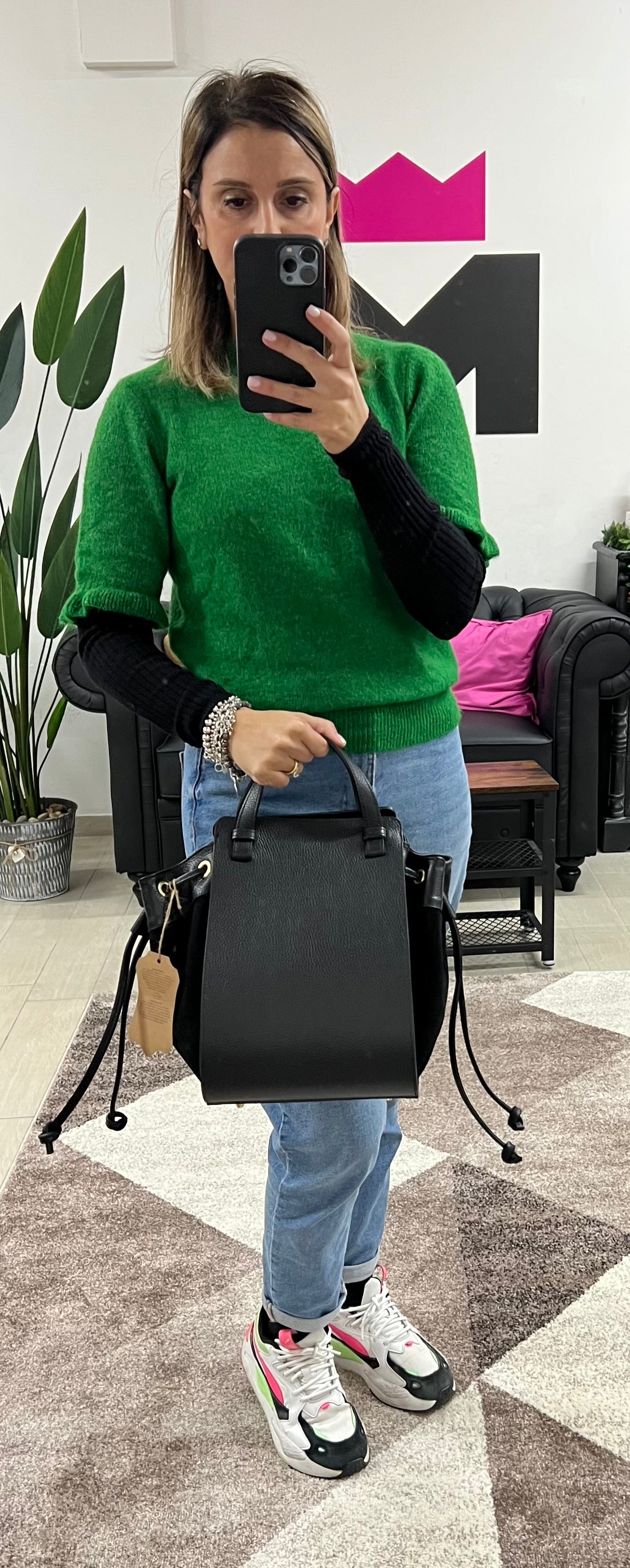 Tote Scarlett nero