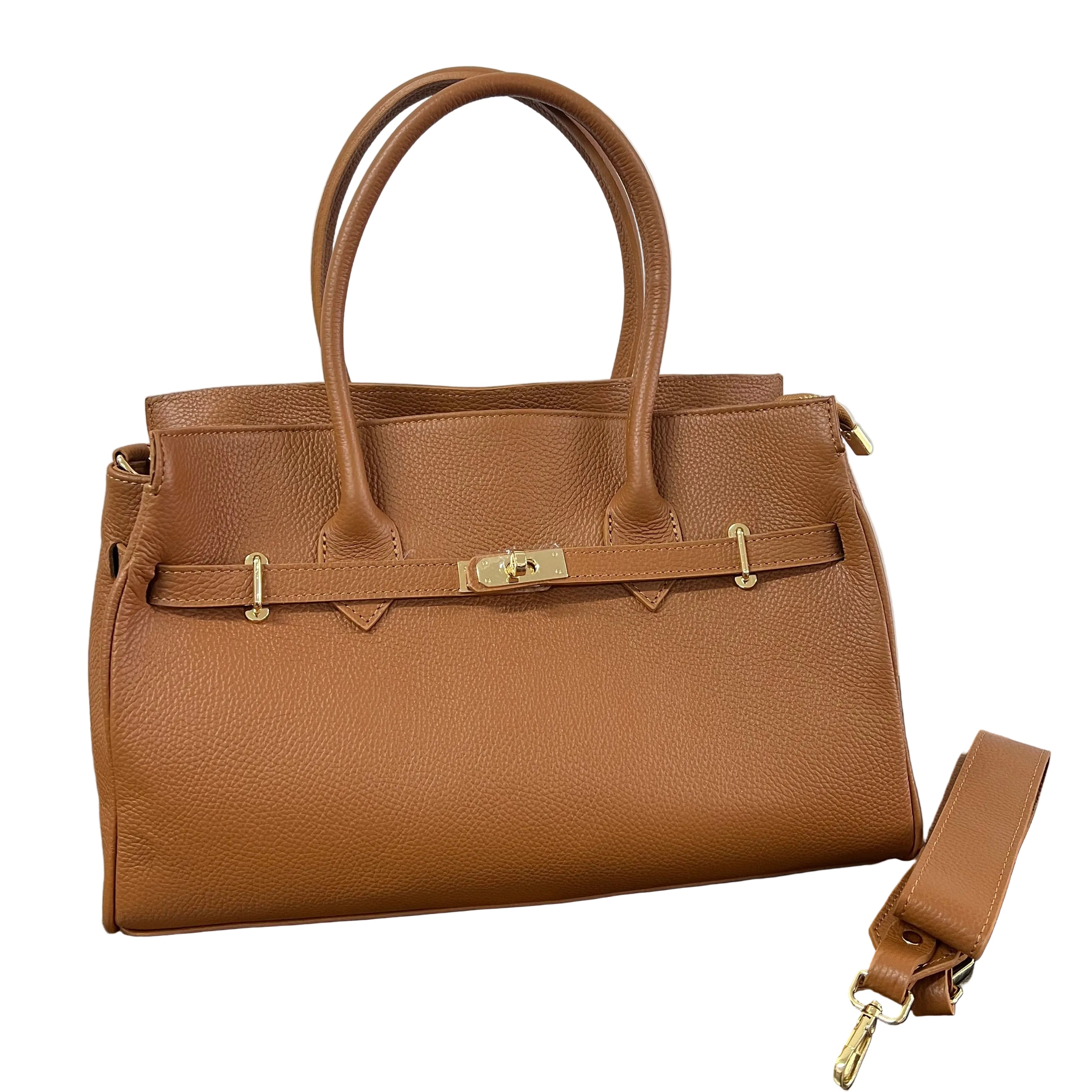 Shopper horse basic cuoio scuro
