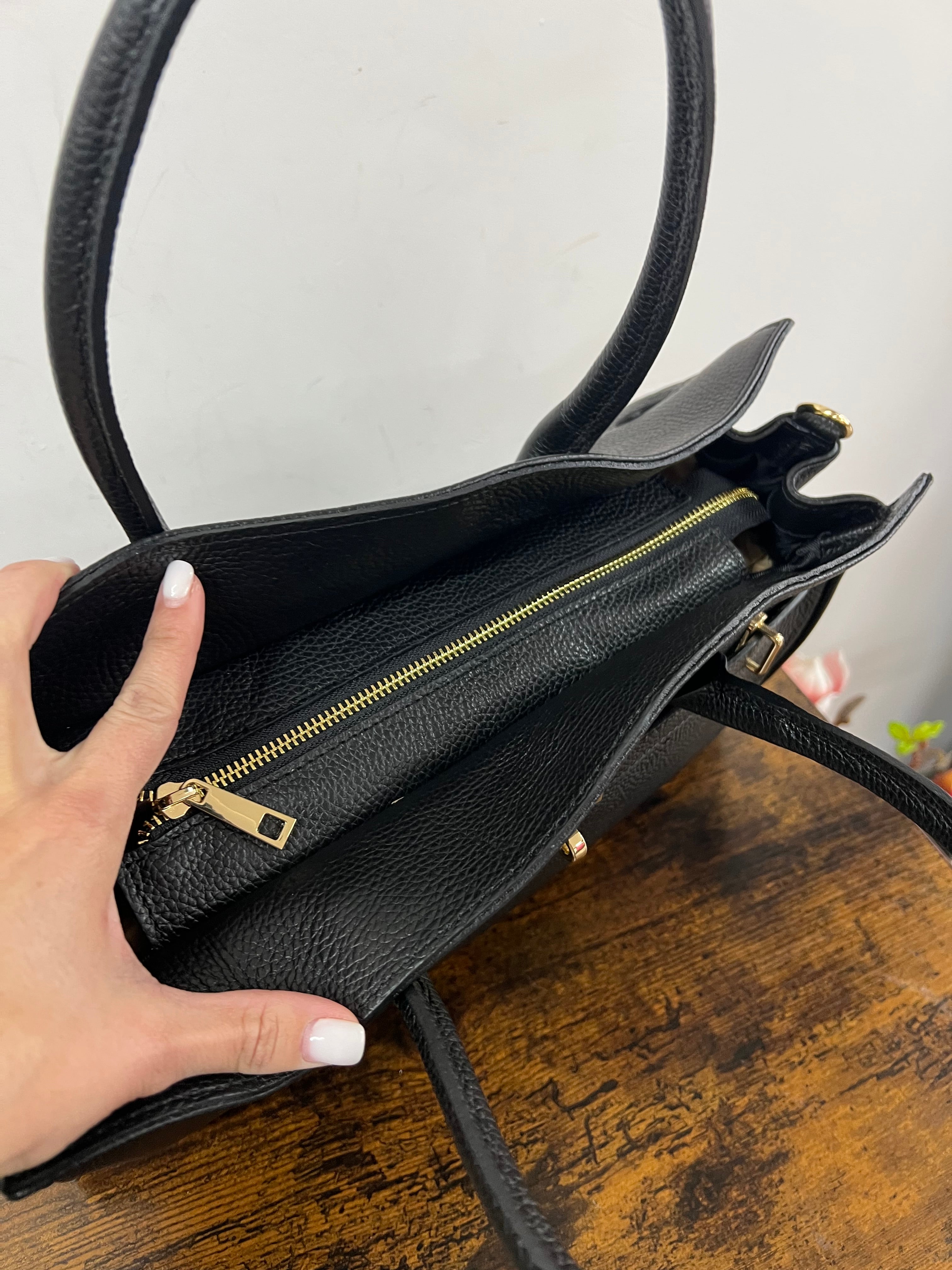 Shopper horse basic nero