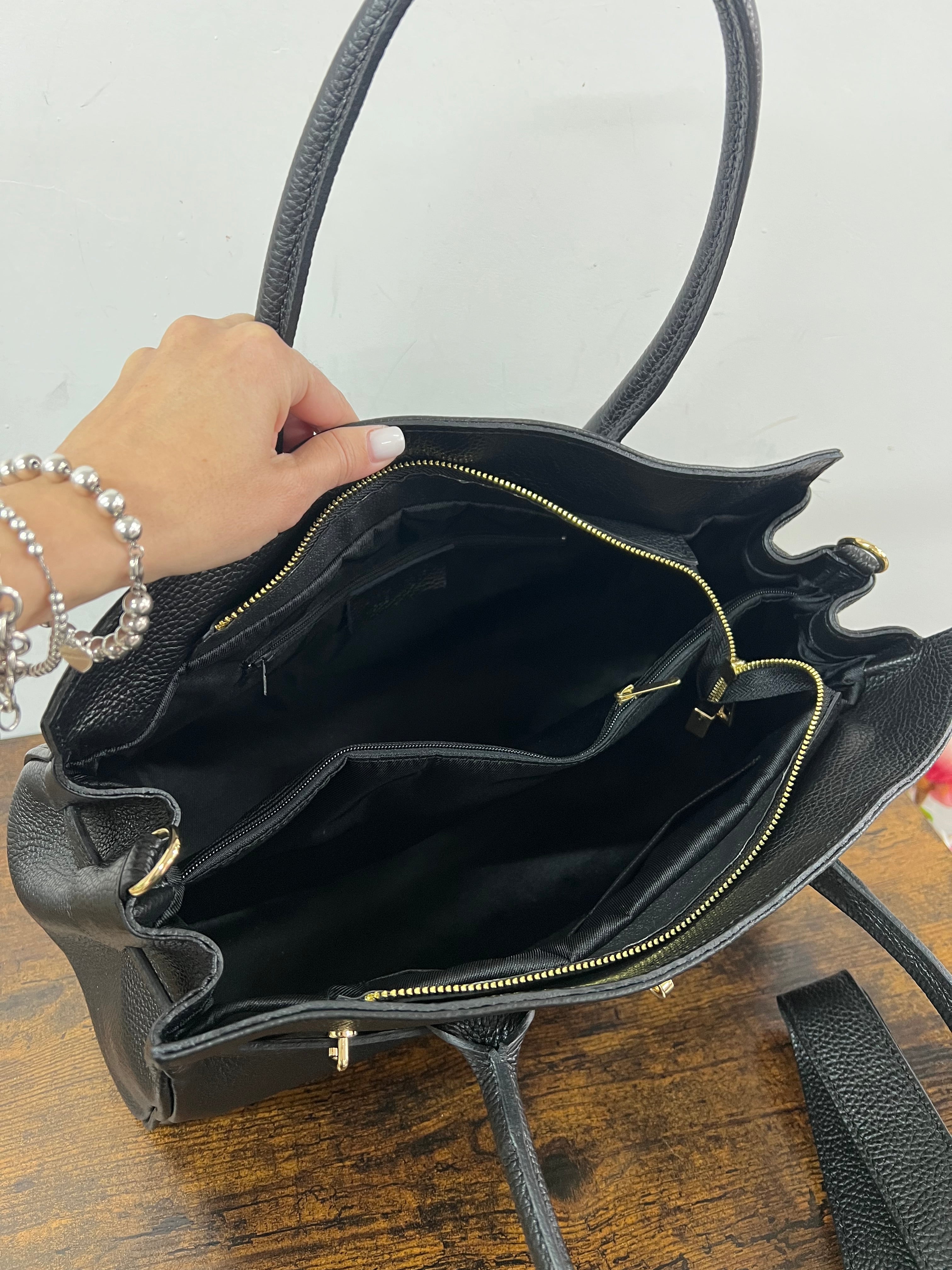 Shopper horse basic nero