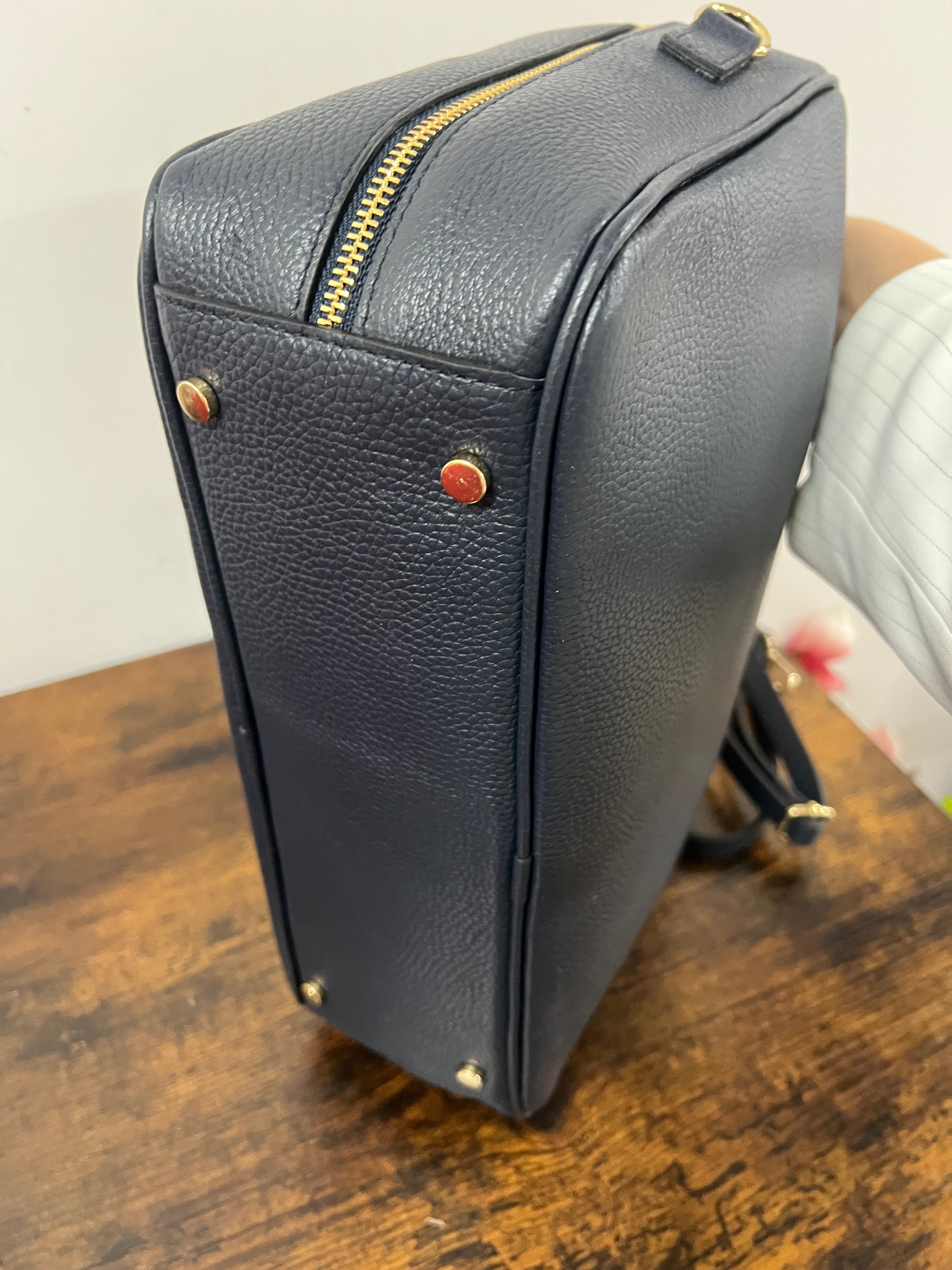 Navy star briefcase