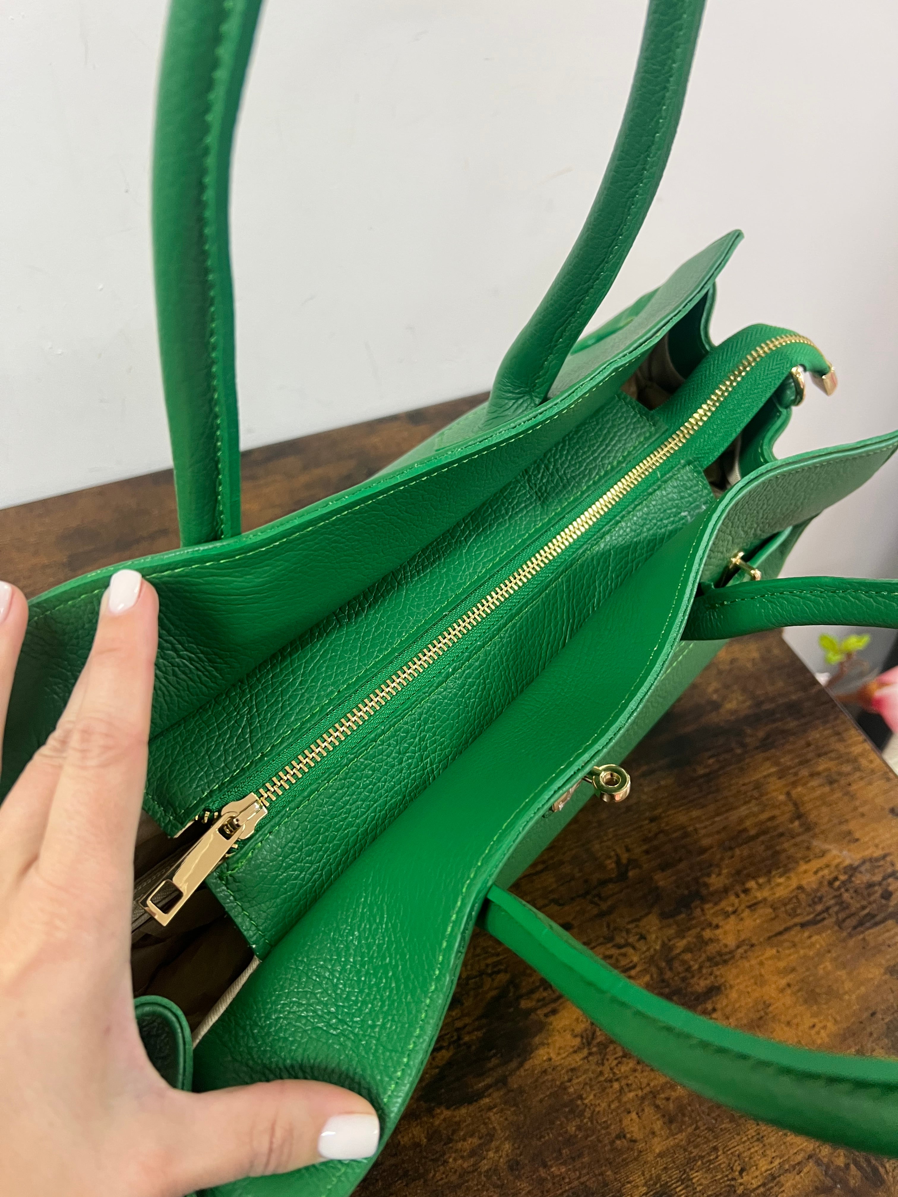 Shopper horse basic verde smeraldo