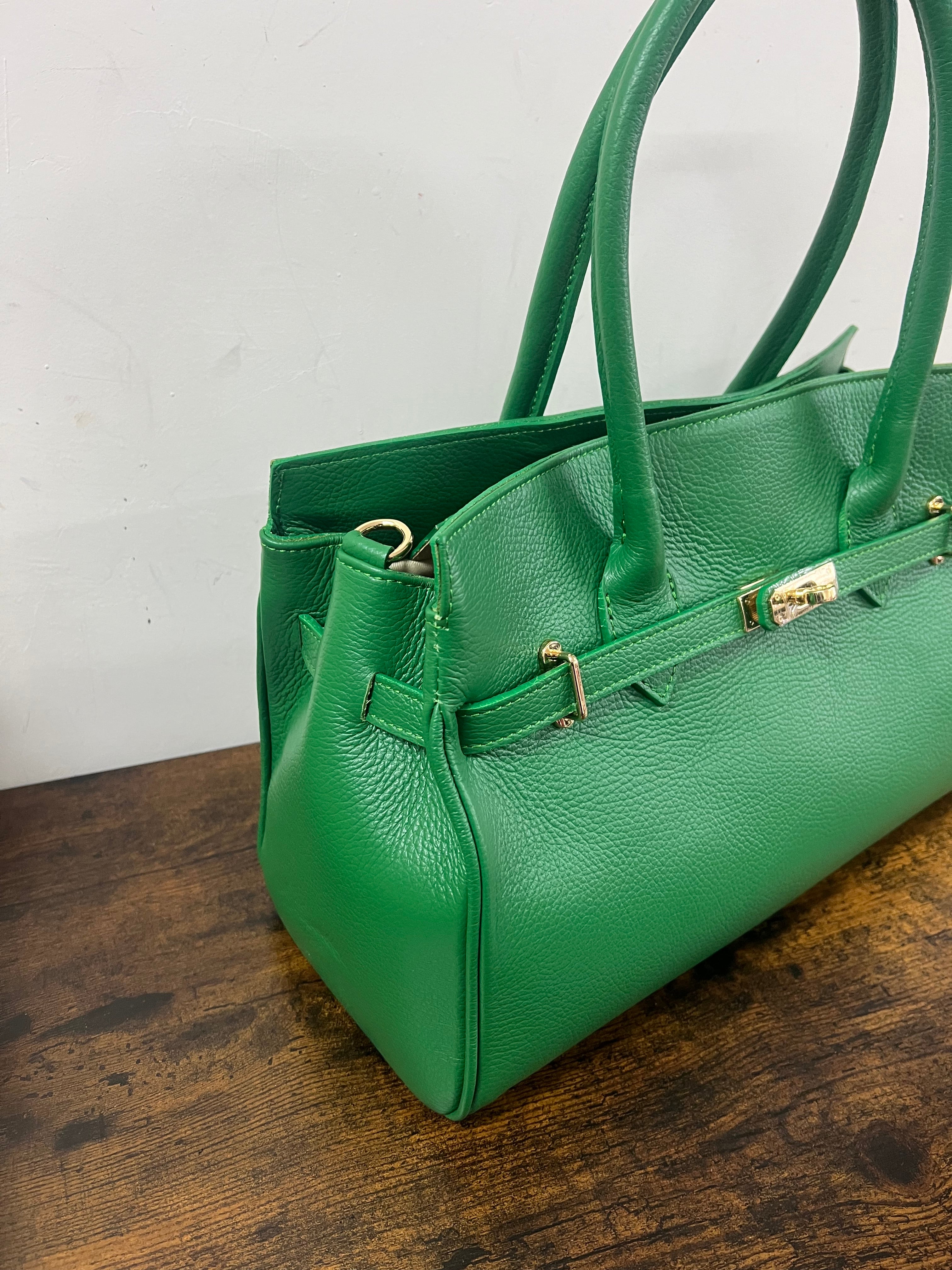Shopper horse basic verde smeraldo