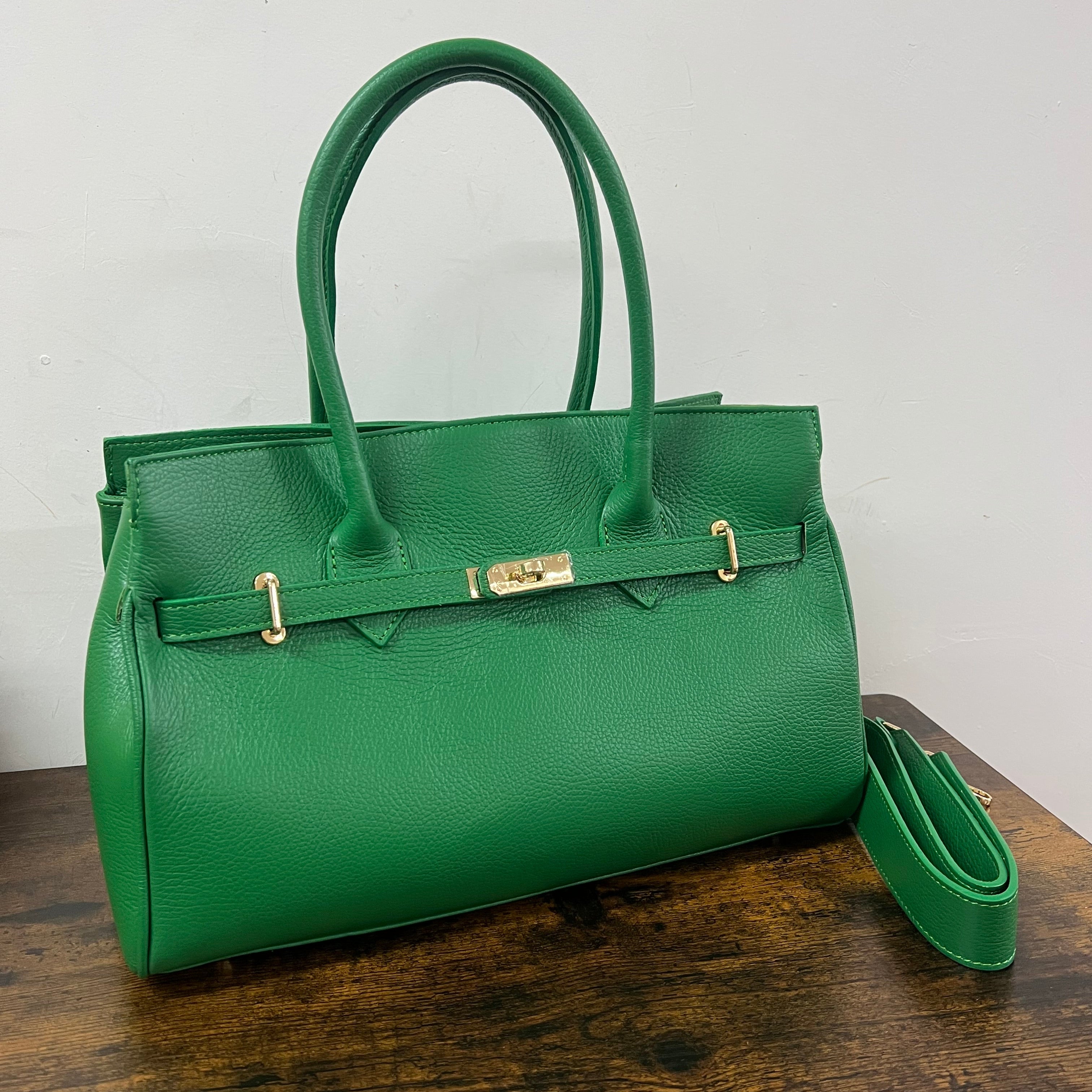 Shopper horse basic verde smeraldo