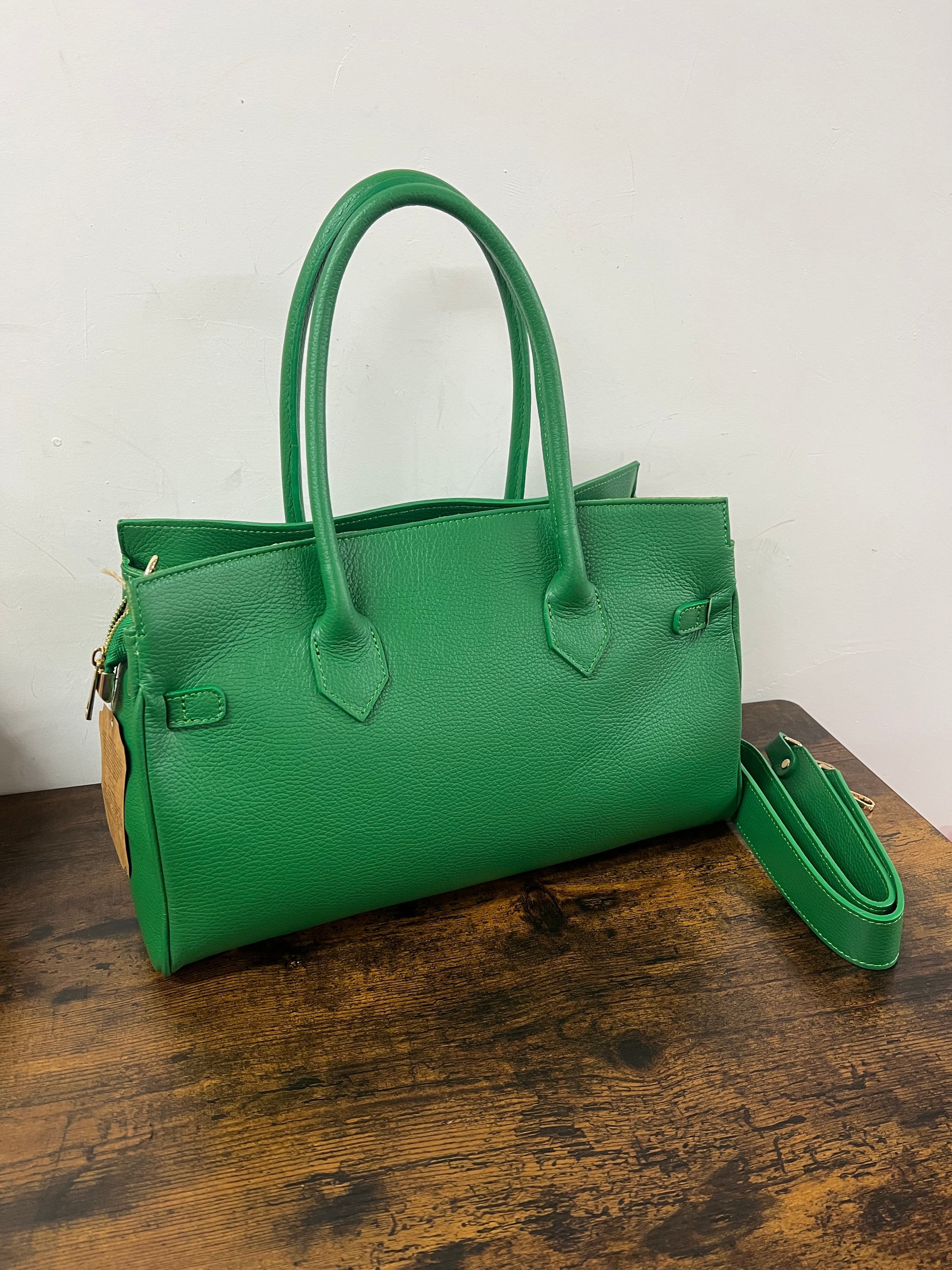 Shopper horse basic verde smeraldo