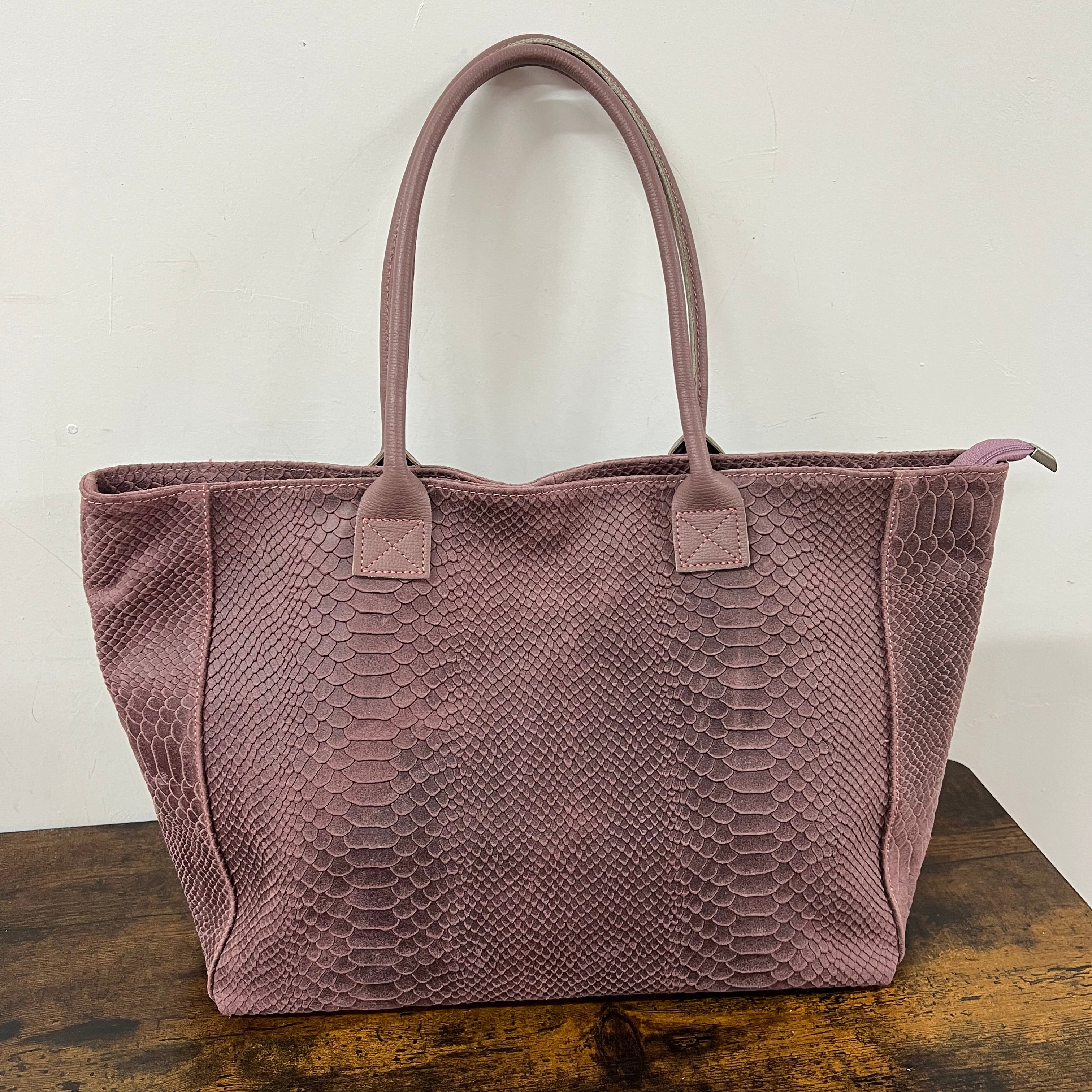 Tote bag cocco rosa antico