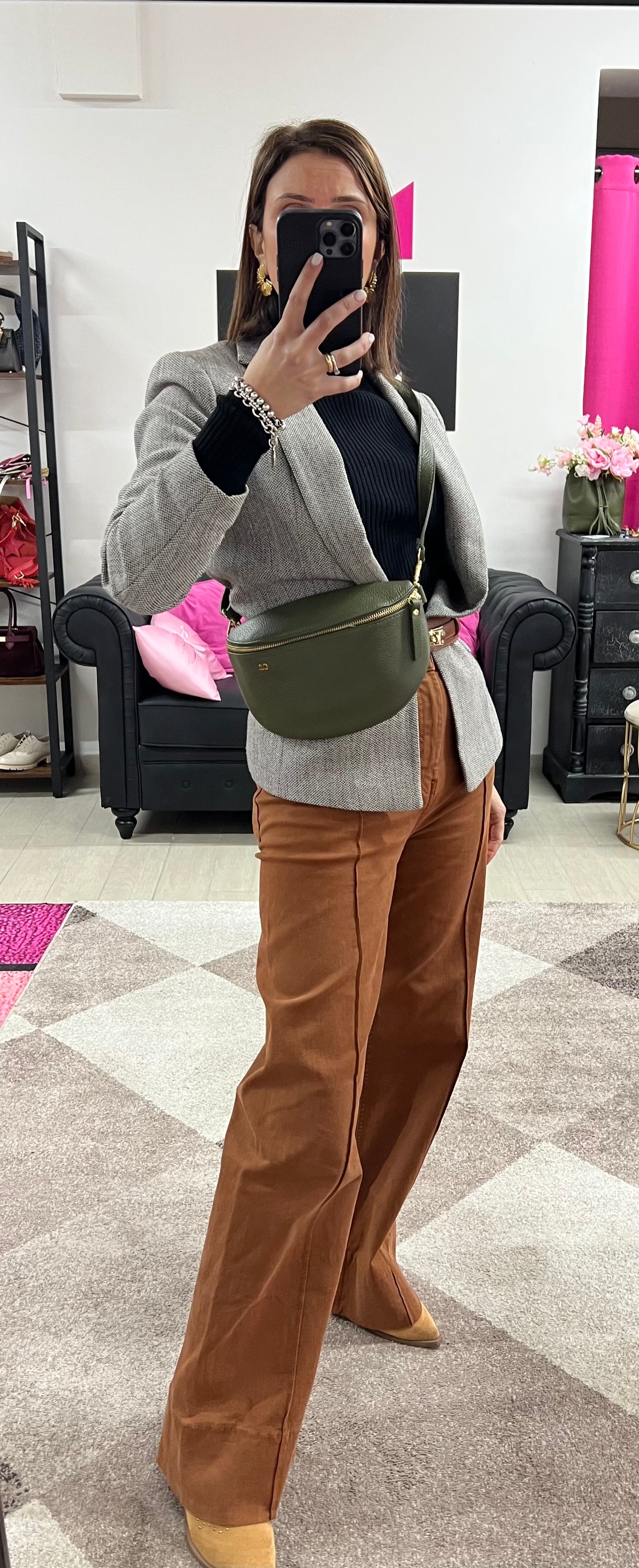 Marsupietto verde militare