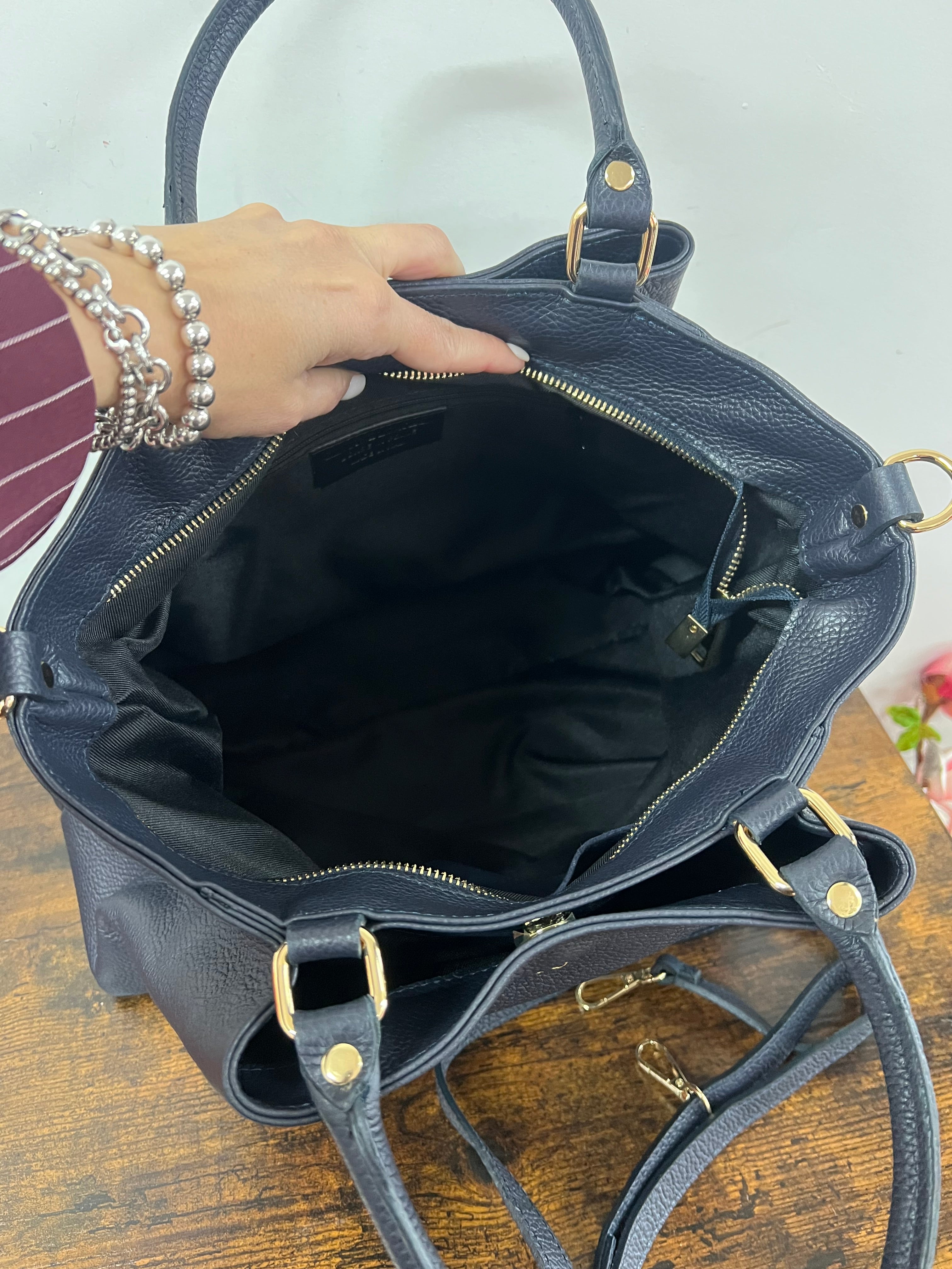 Tote Melanie blu navy