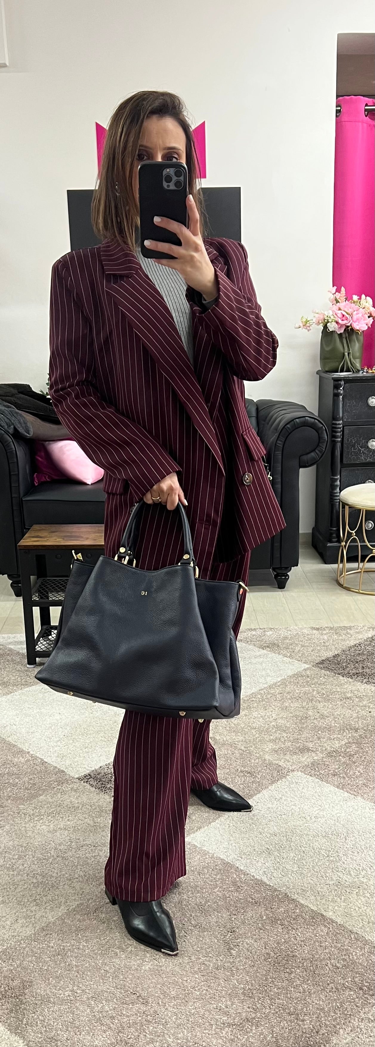 Tote Melanie blu navy