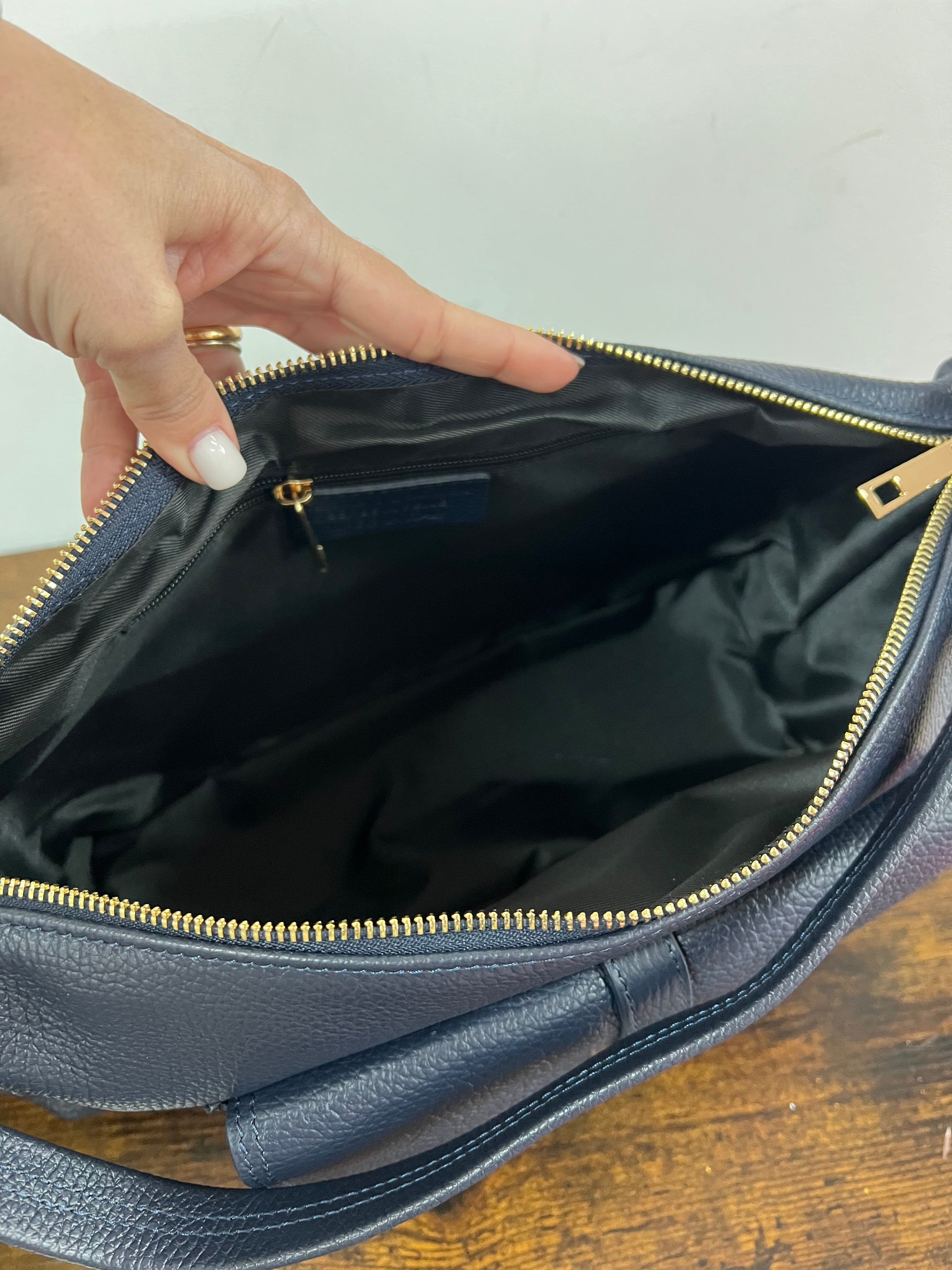 Mega baguette blu navy