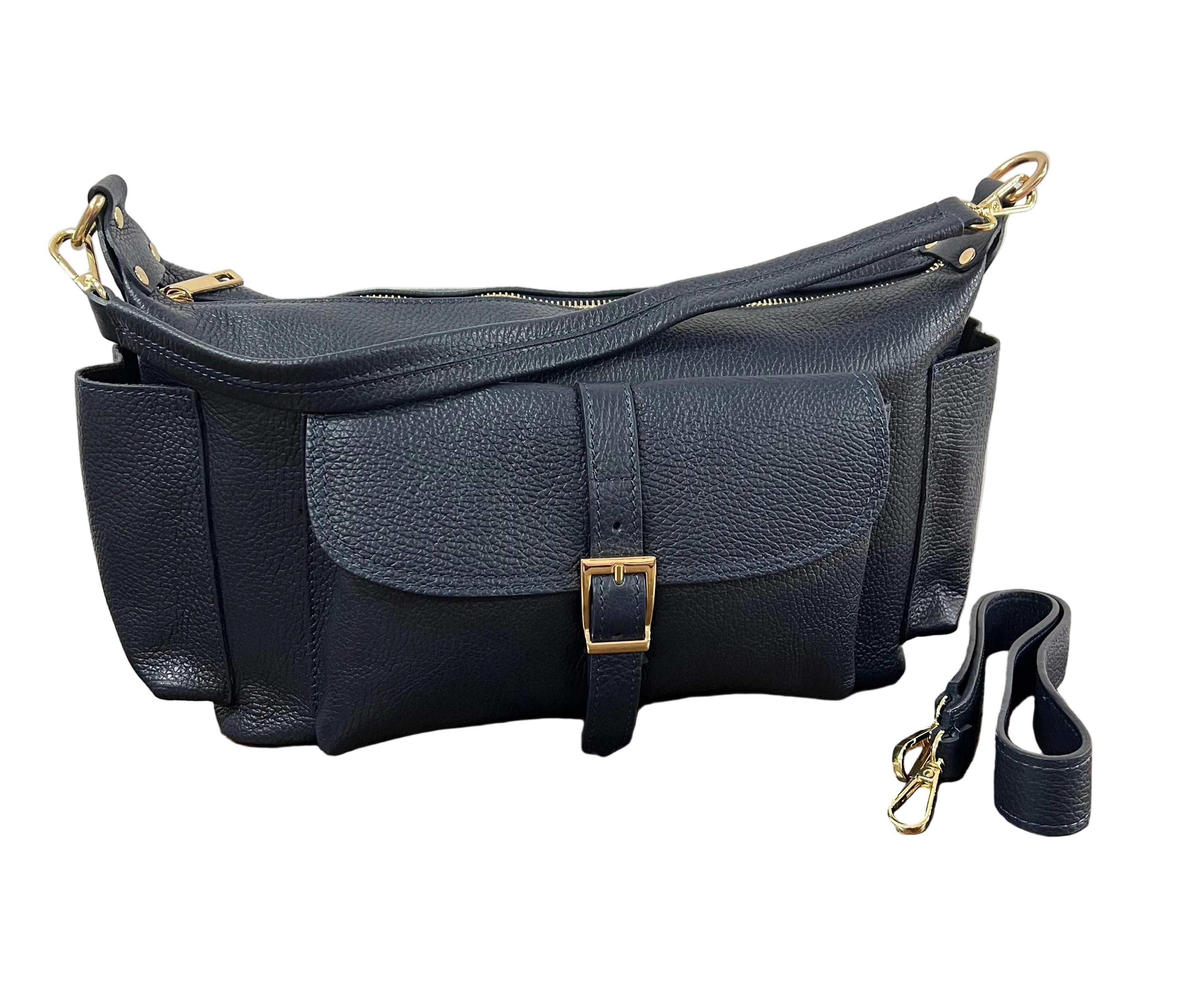 Mega baguette blu navy