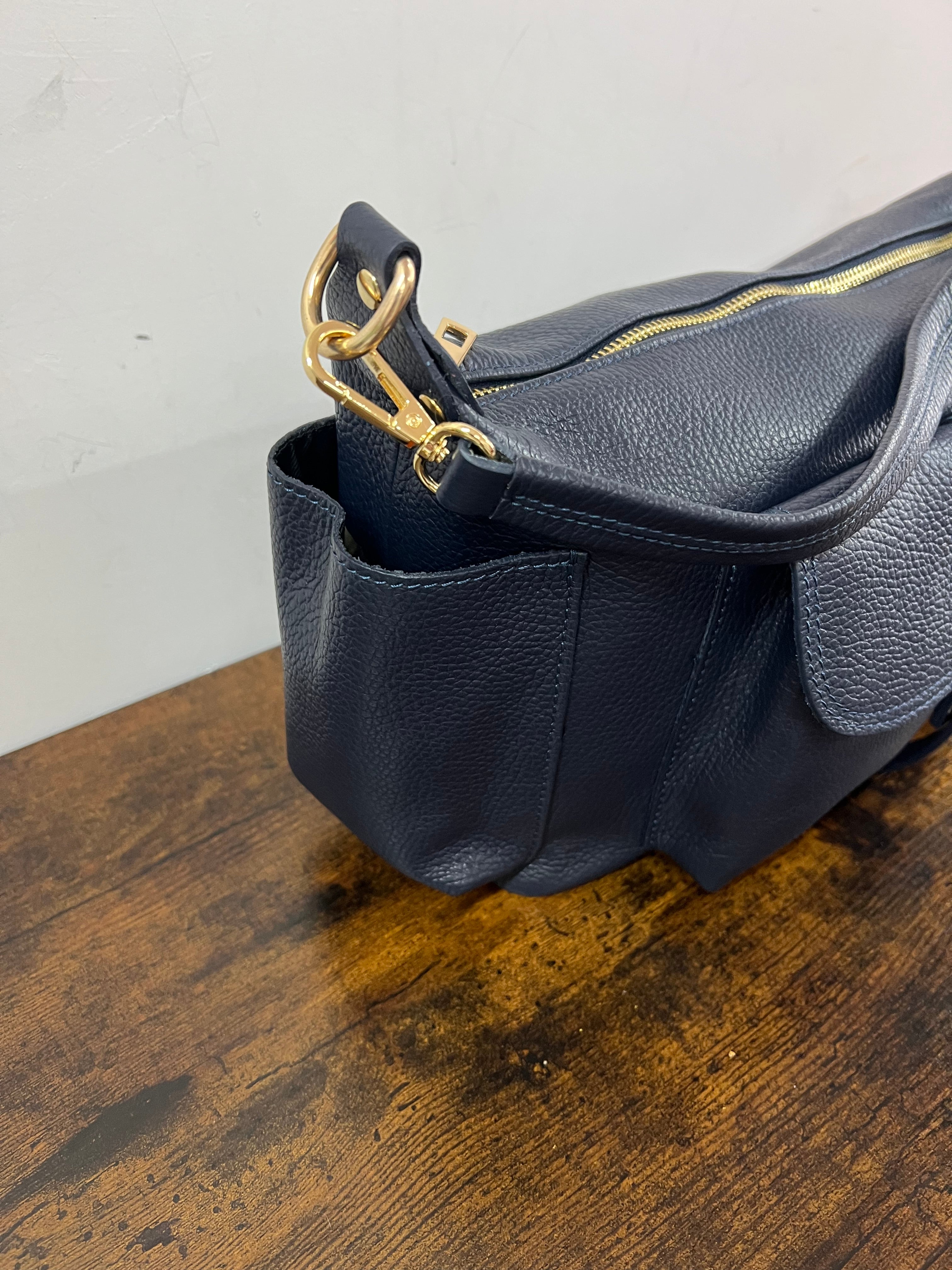 Mega baguette blu navy