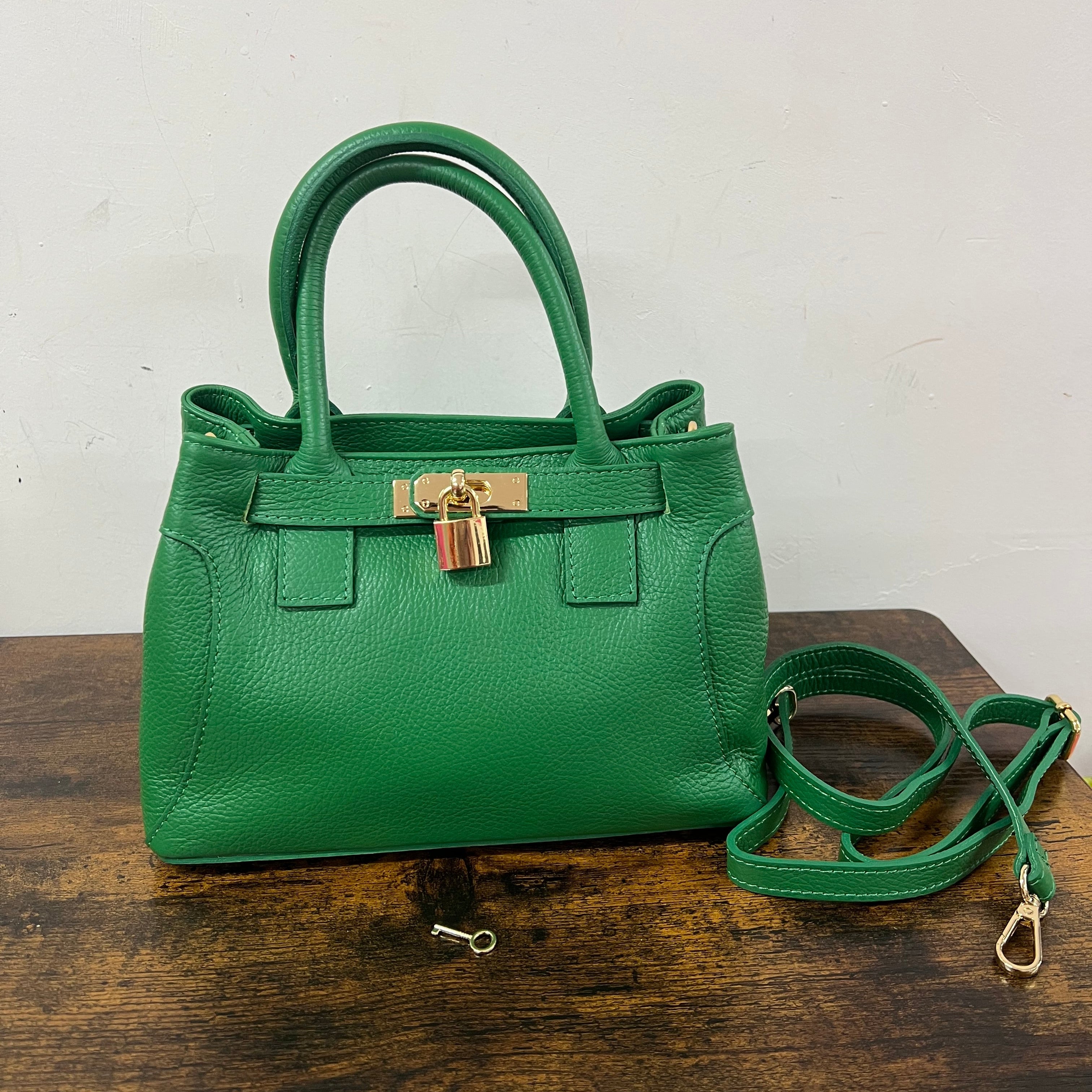 Shopper horse mini secret verde smeraldo