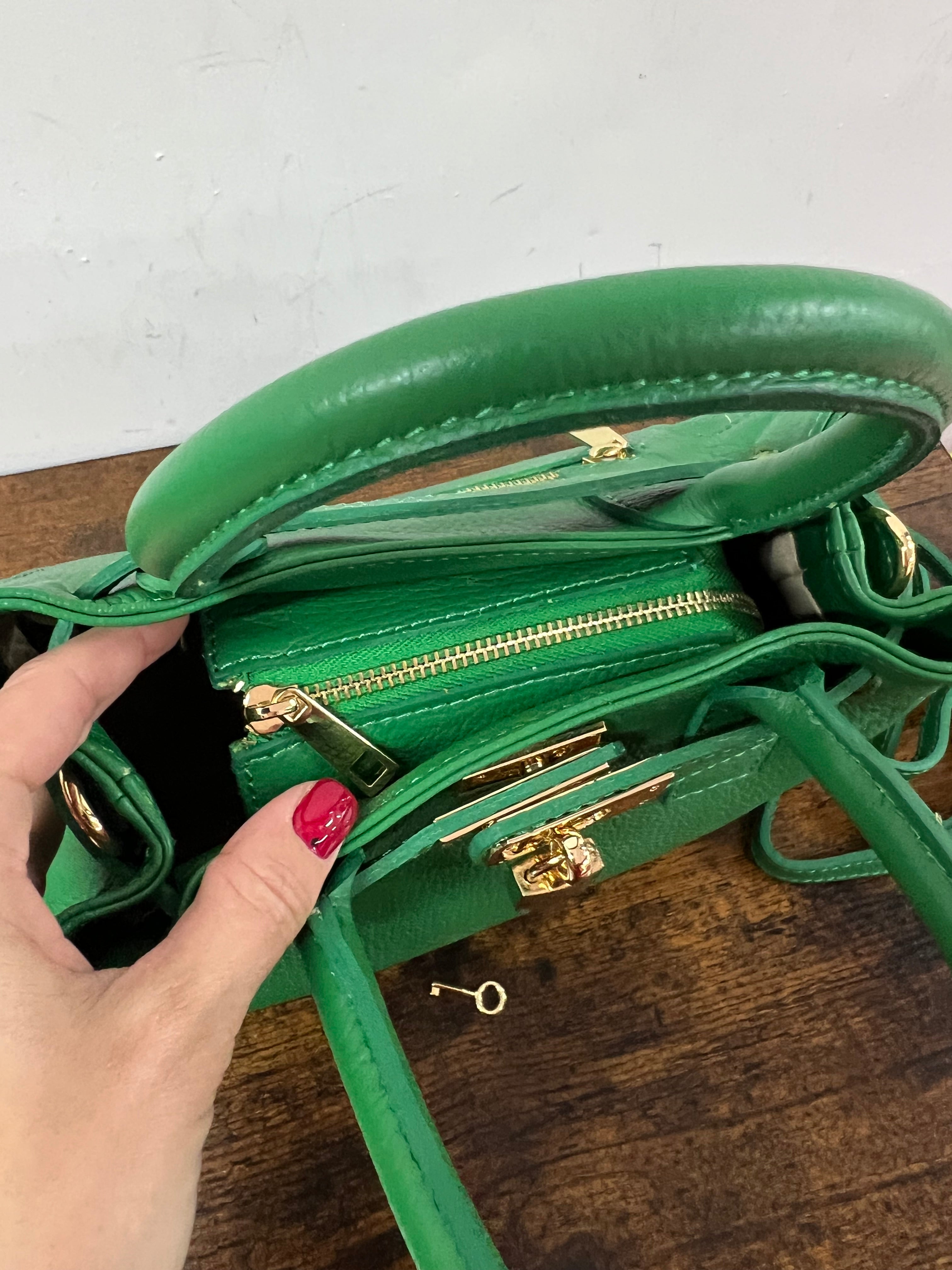 Shopper horse mini secret verde smeraldo