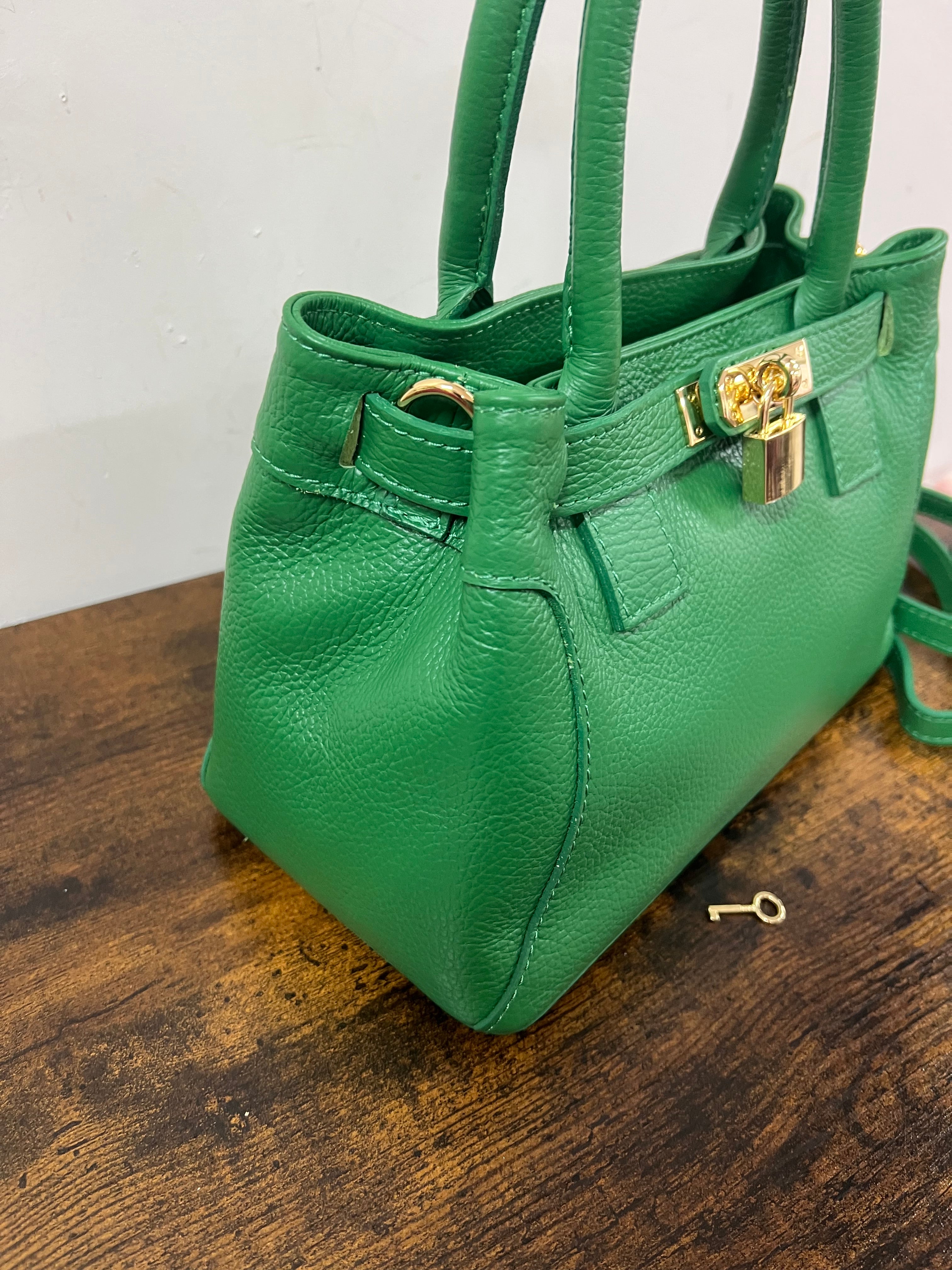 Shopper horse mini secret verde smeraldo