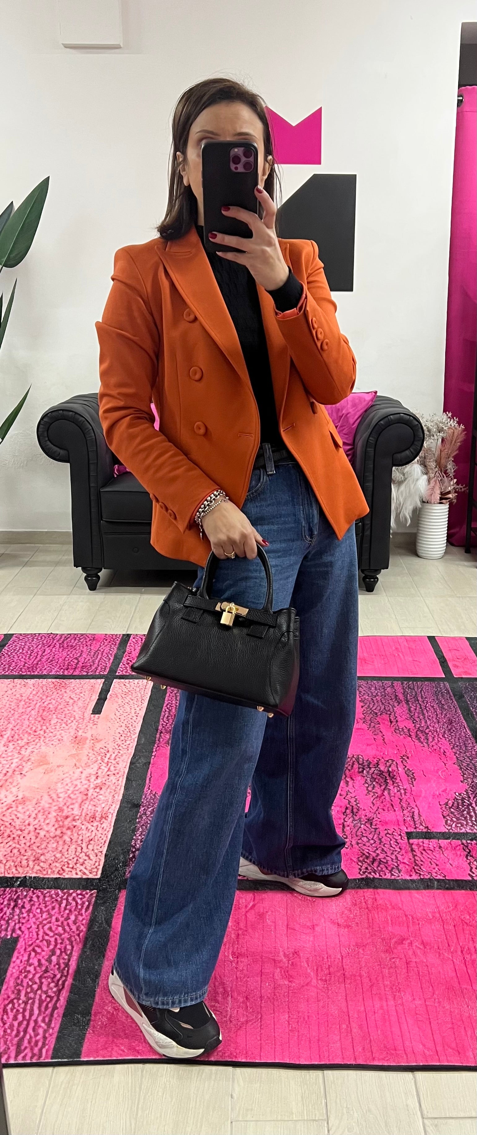 Shopper horse mini secret nero