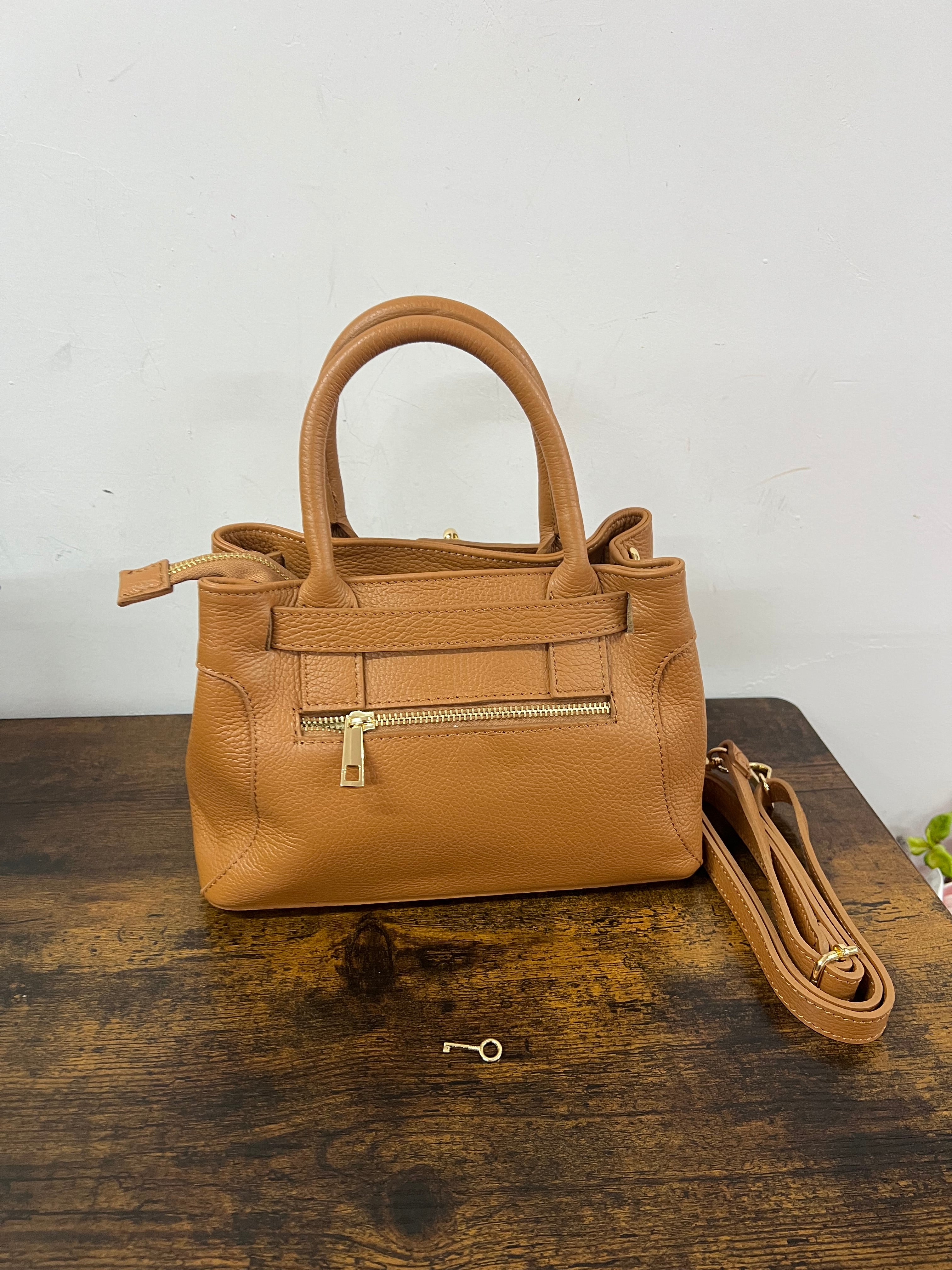 Shopper horse mini secret cuoio chiaro