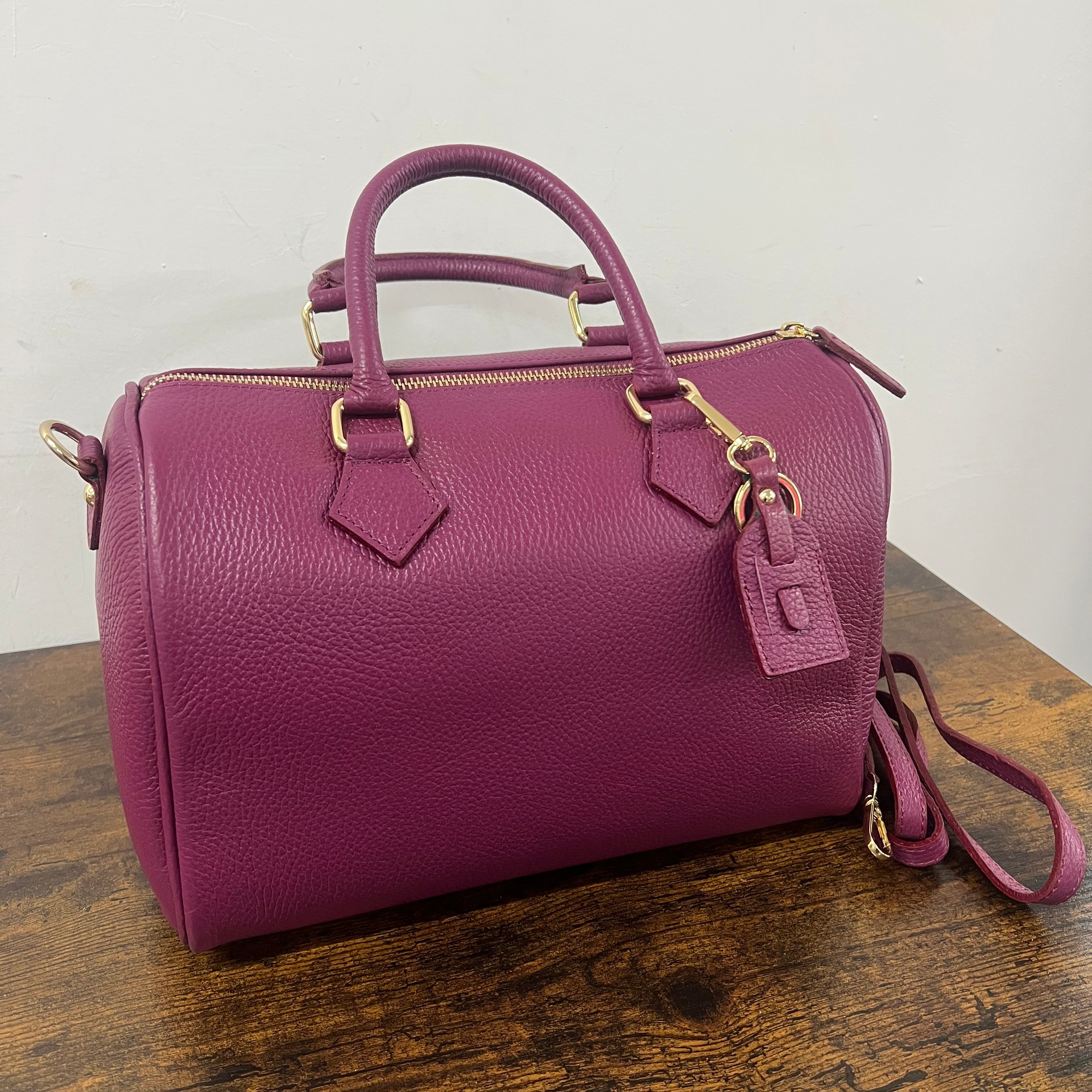 Bauletto maxi amaranto