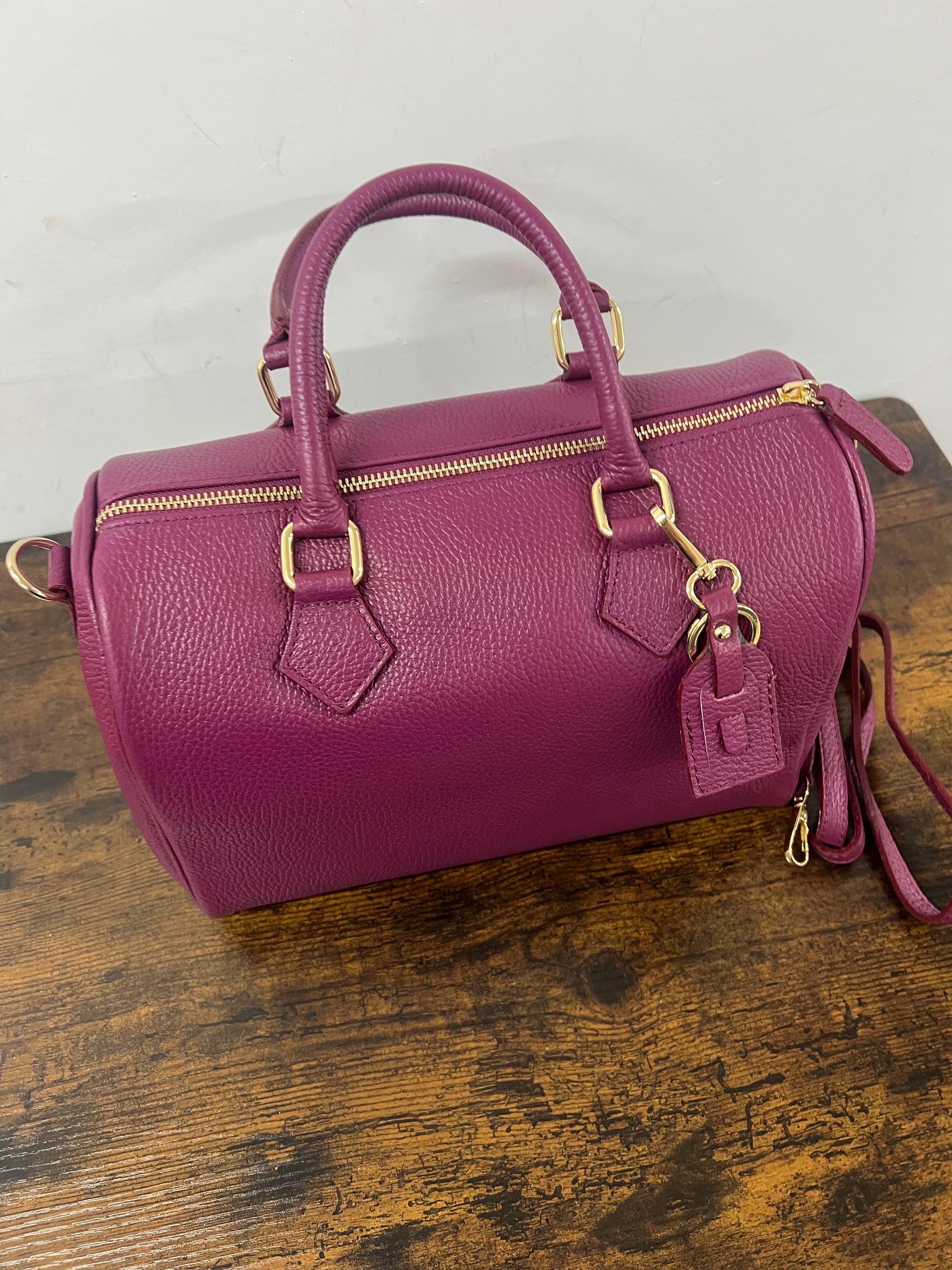 Bauletto maxi amaranto