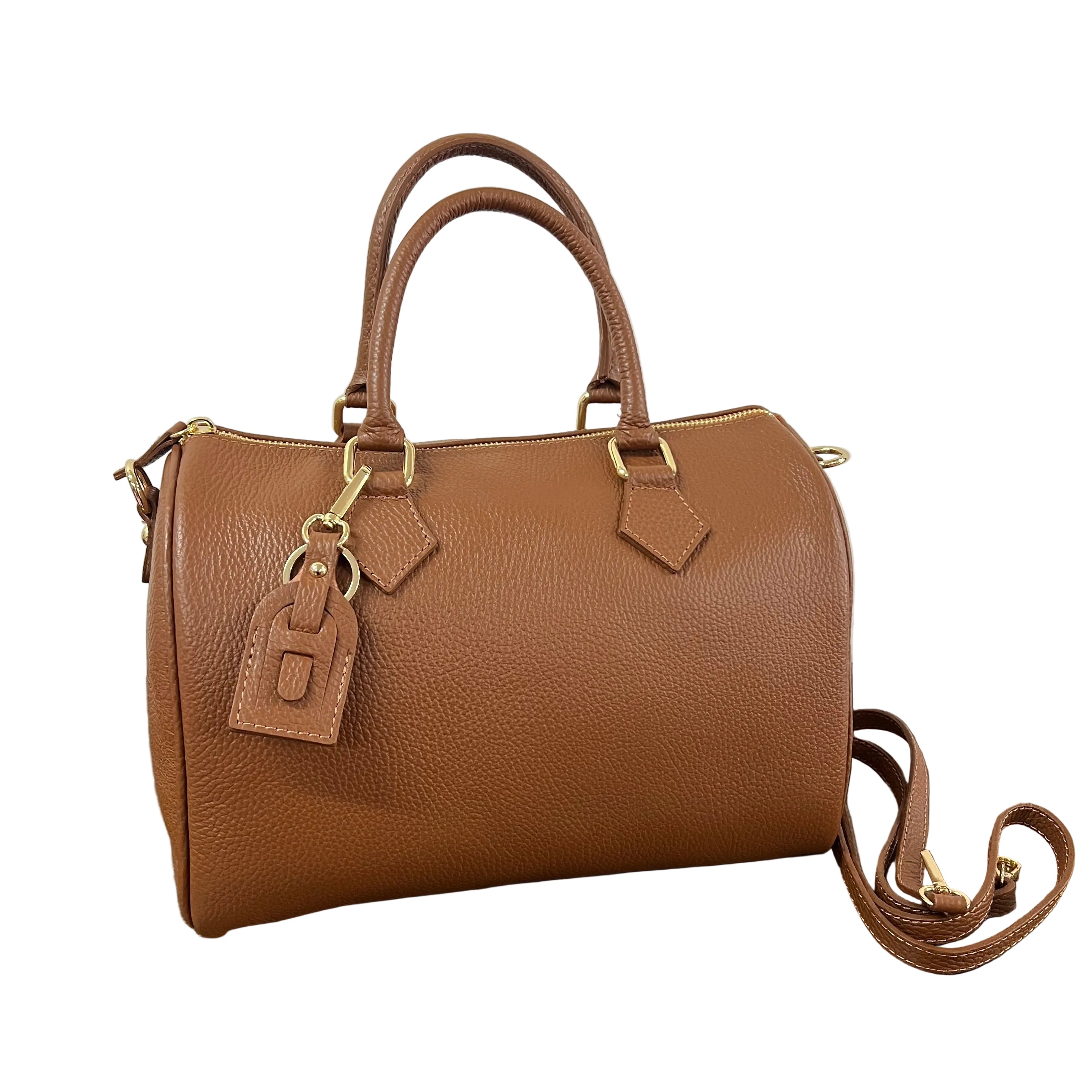 Bauletto maxi cuoio scuro