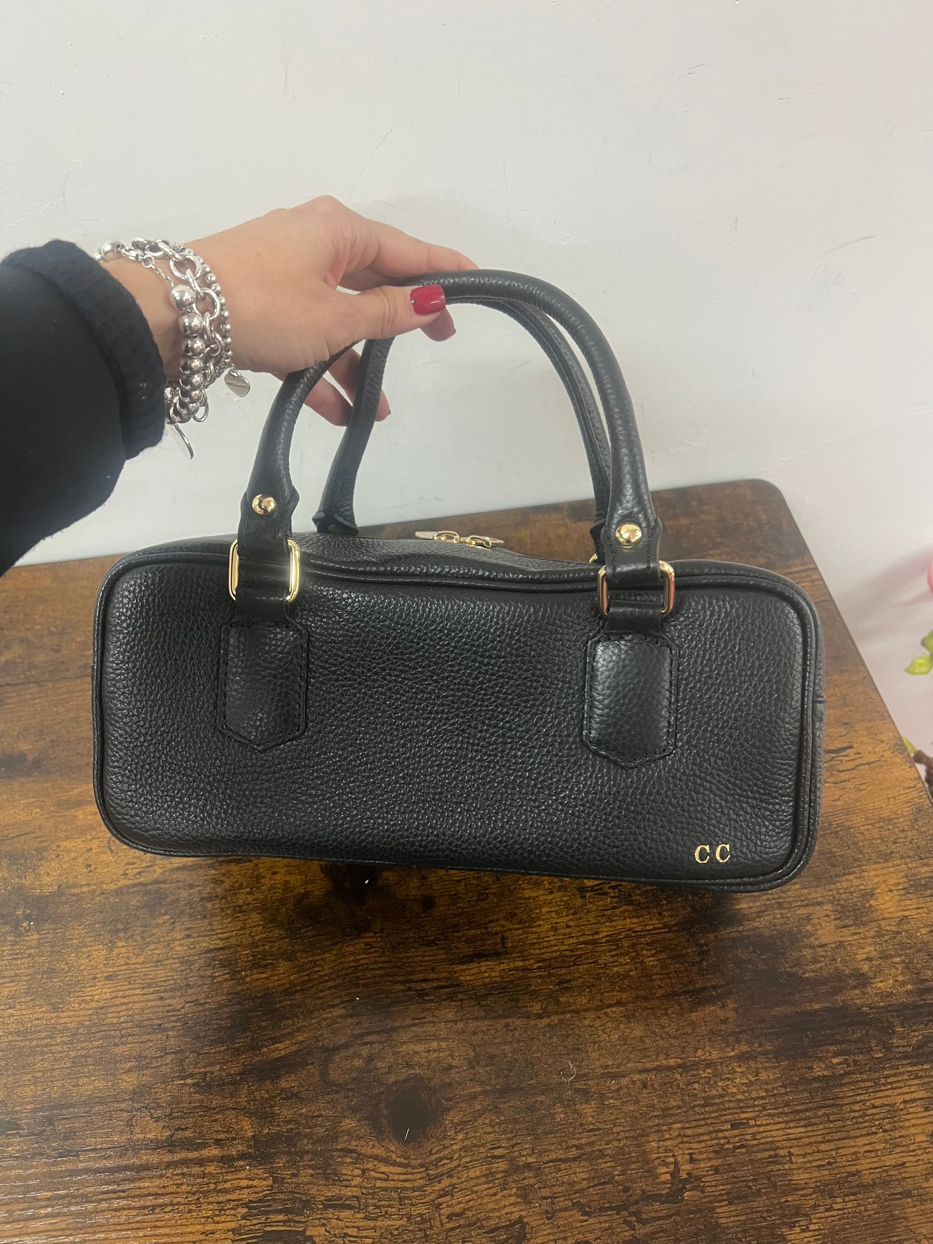 Bauletto rettangolare nero