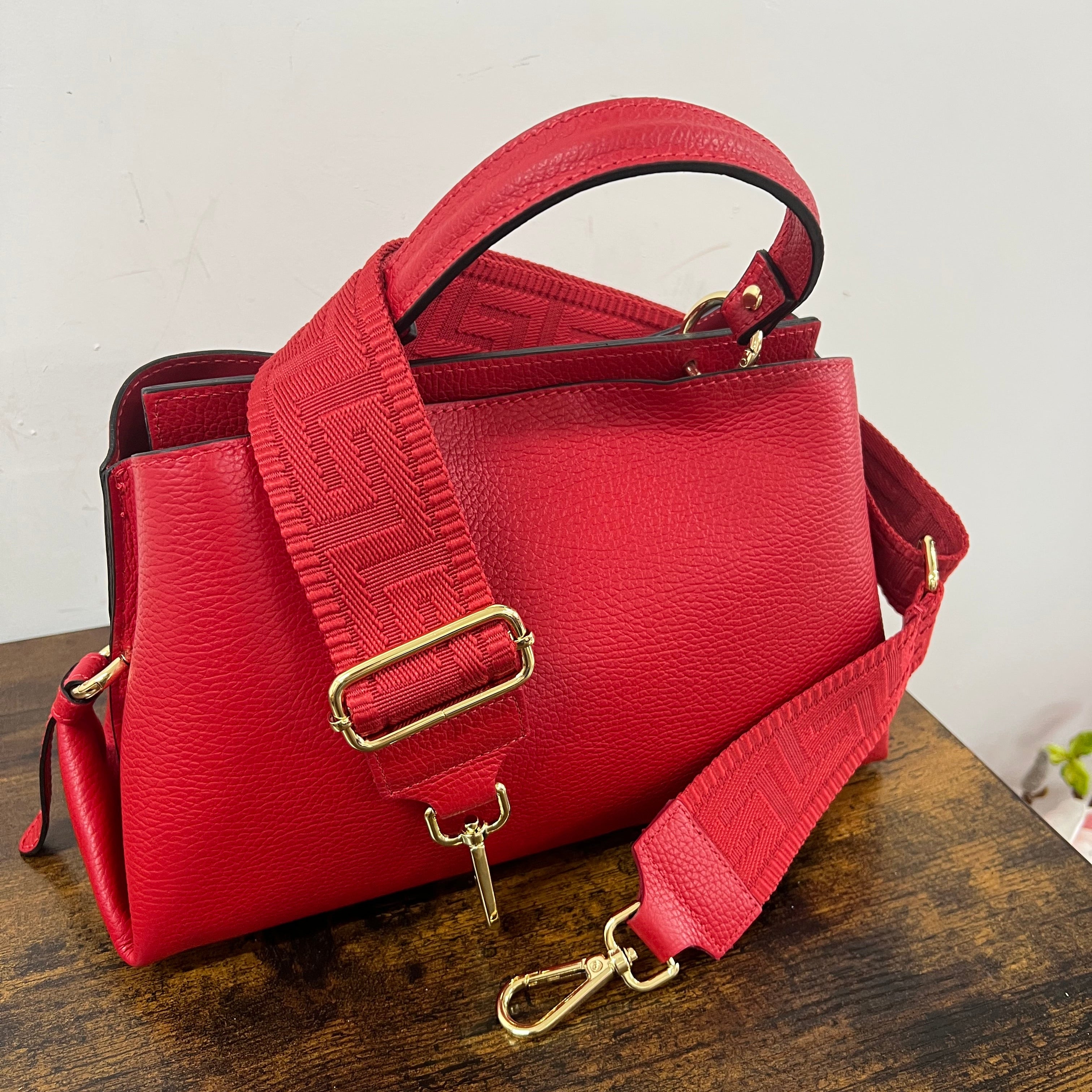 Tracolla greek total rosso