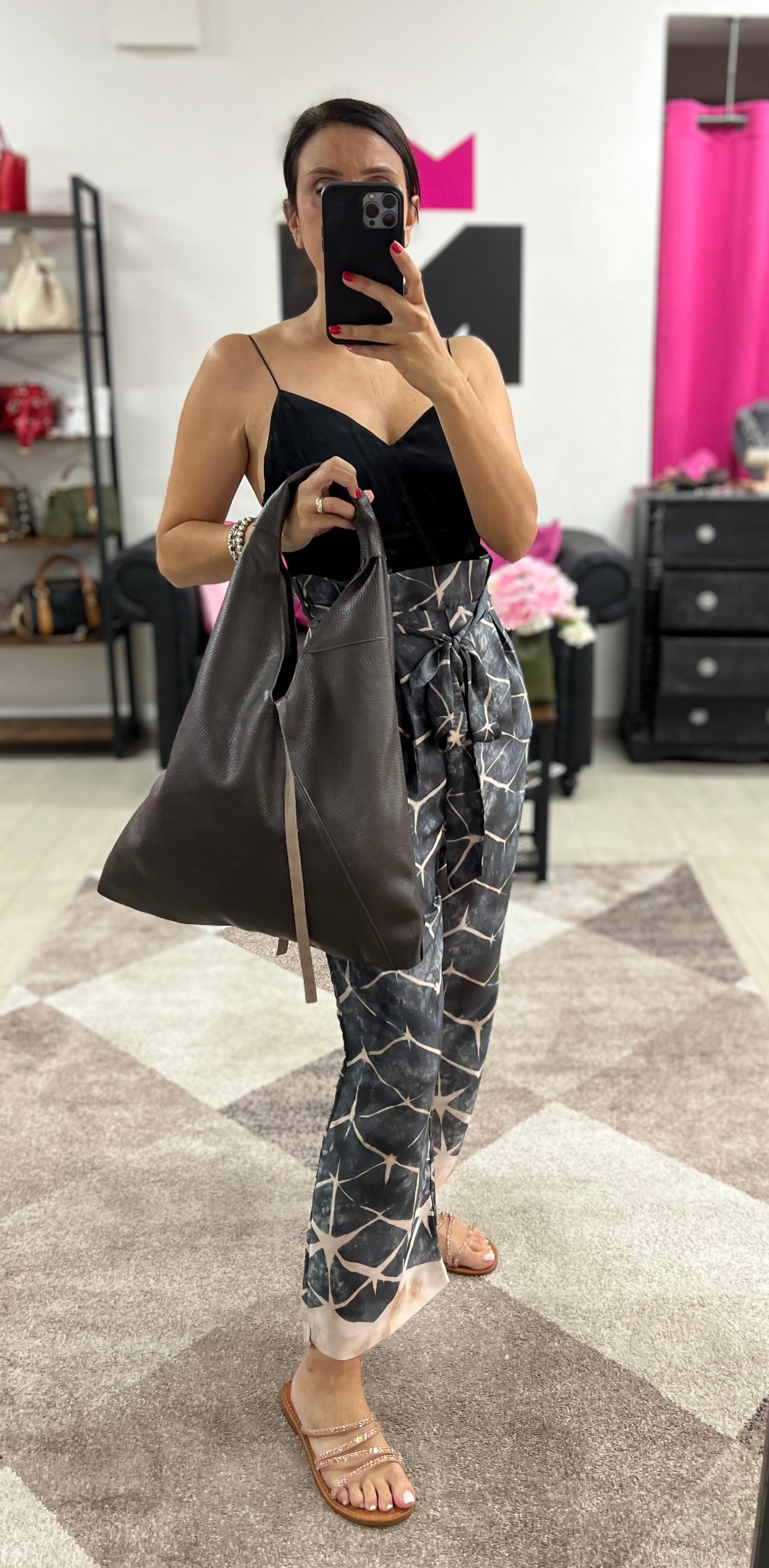 Shopper zz Michela testa di moro