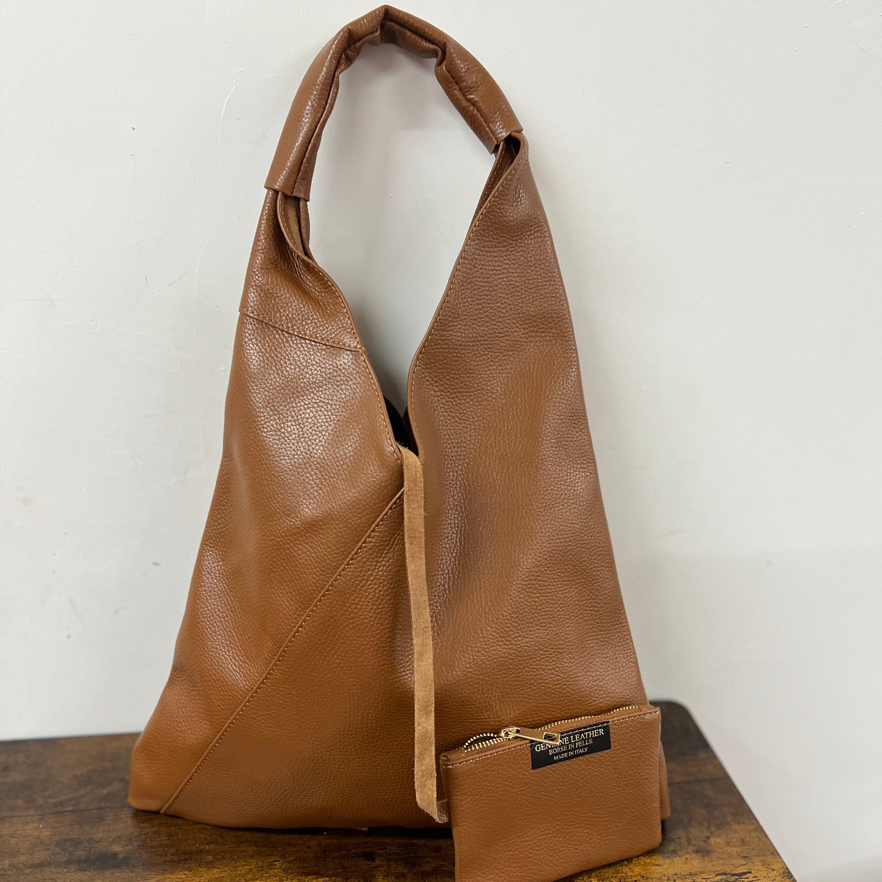 Shopper zz Michela cuoio scuro