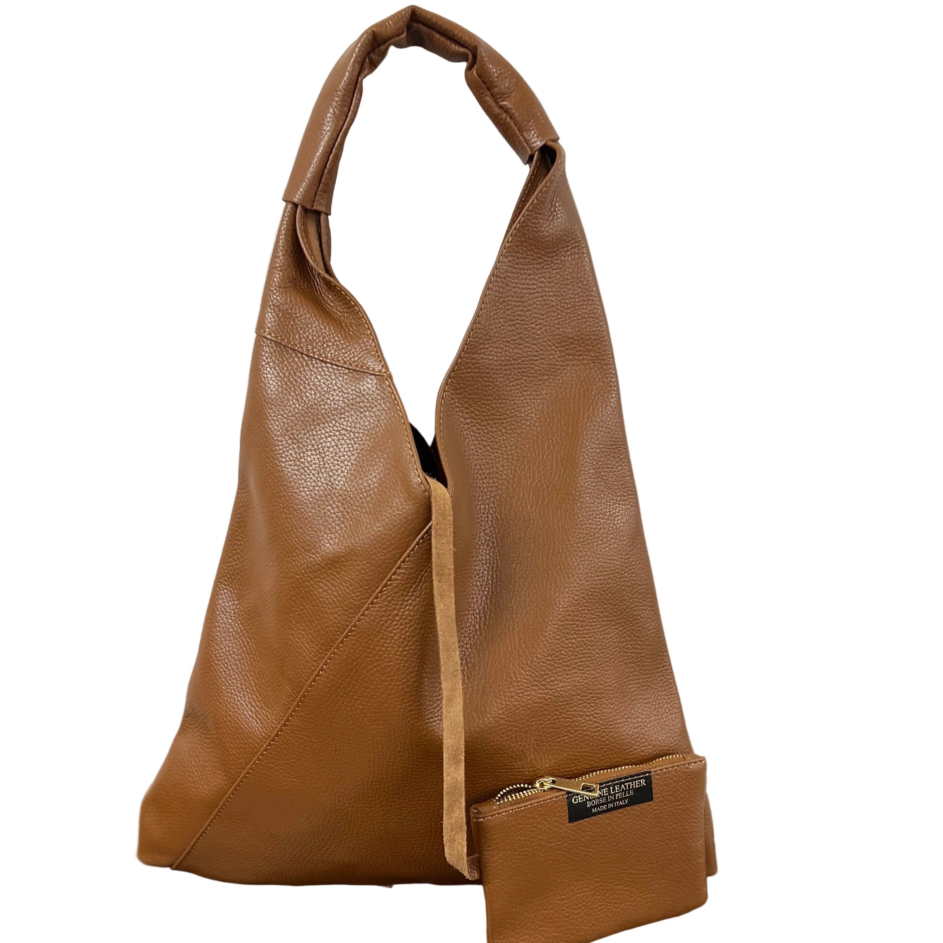 Shopper zz Michela cuoio scuro