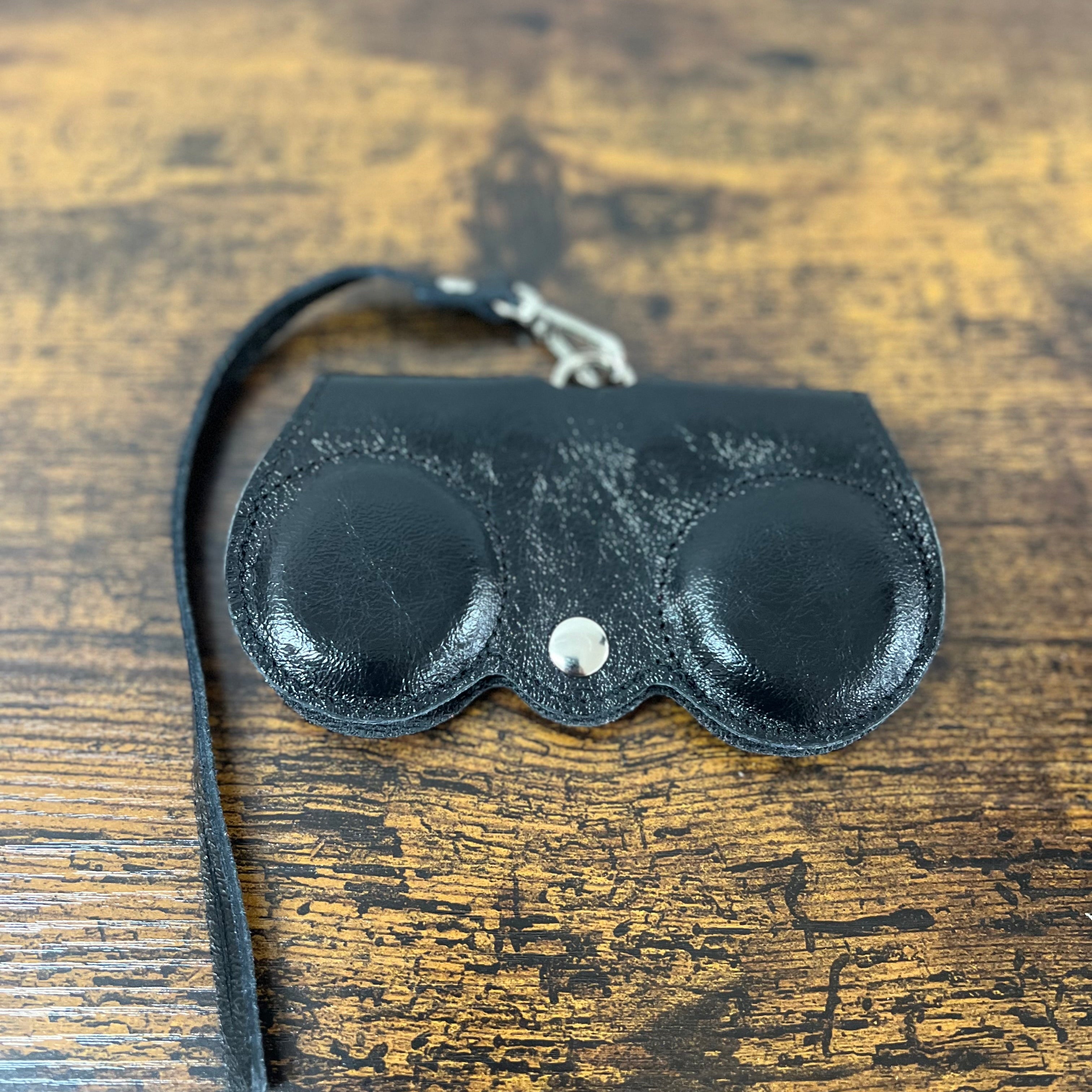 Black laminated eyeglass case