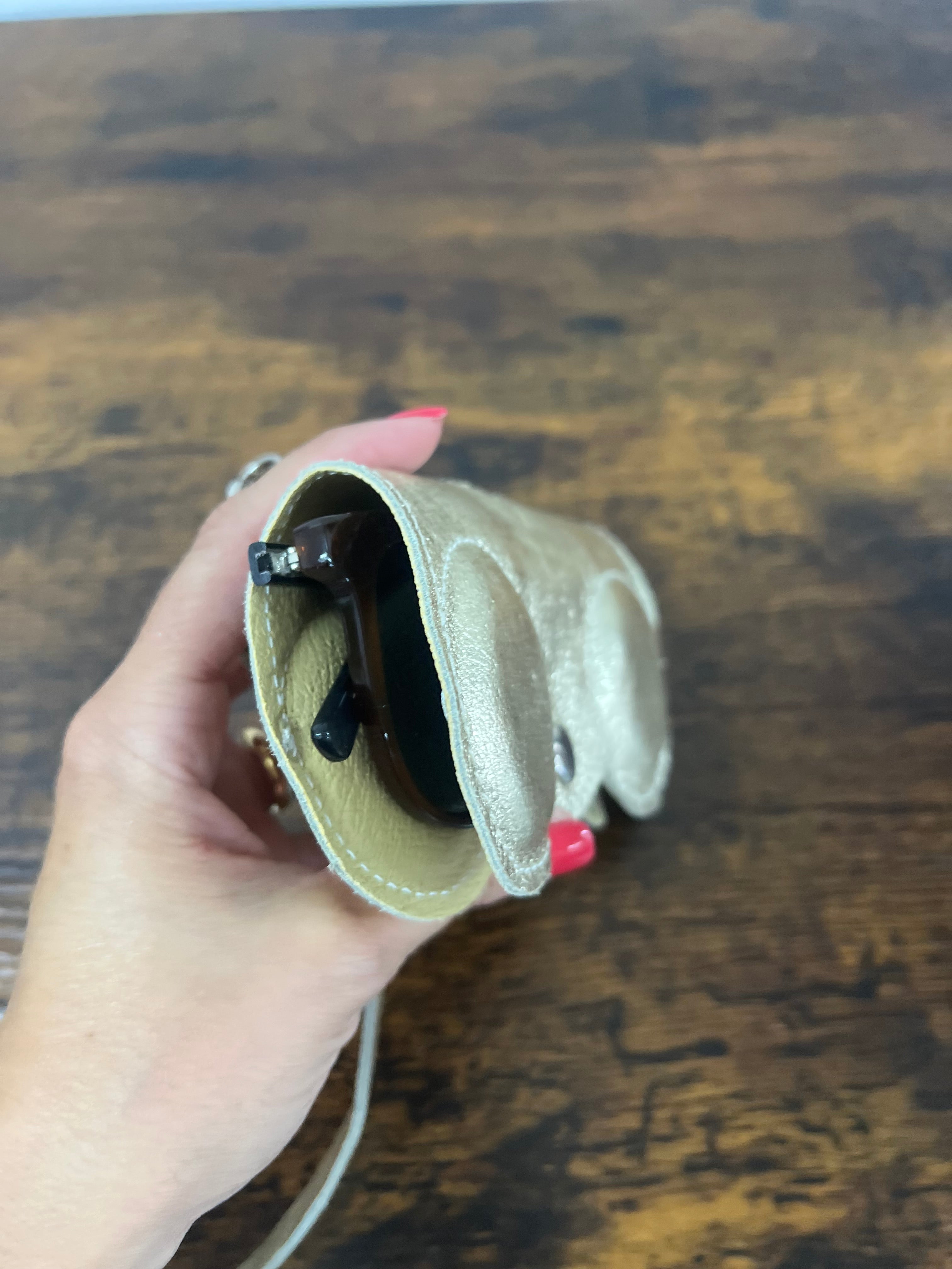 Gold Z new glasses case