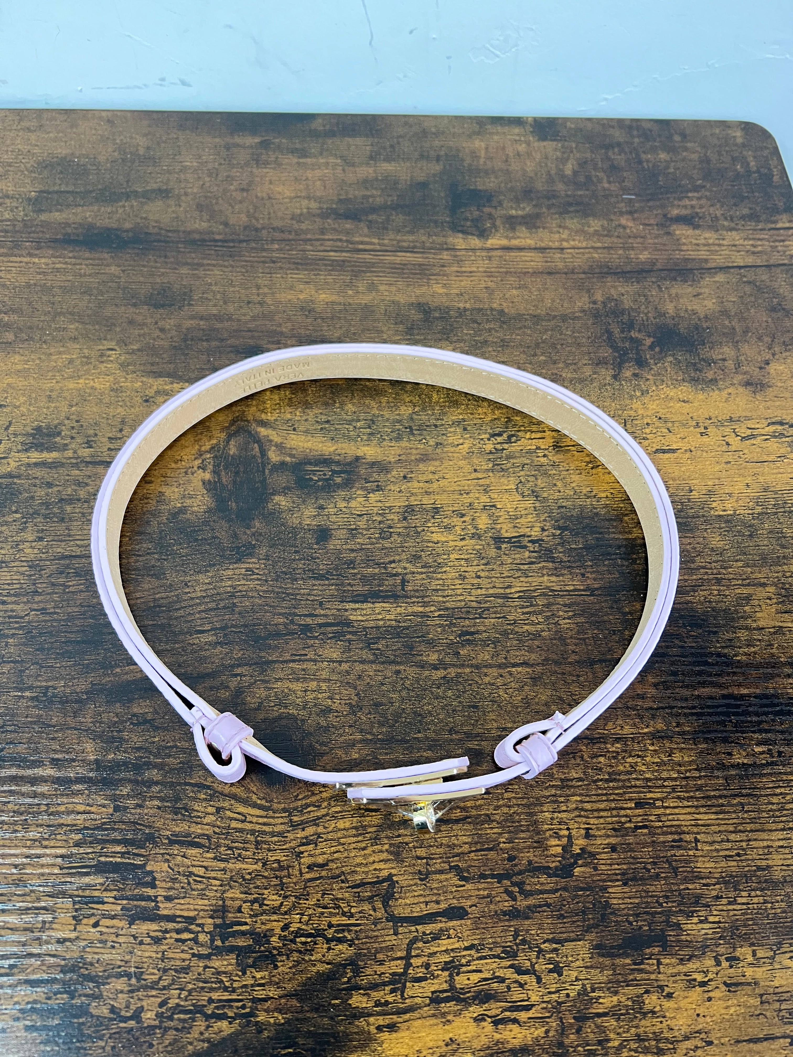 Cintura senza buchi rosa tenue