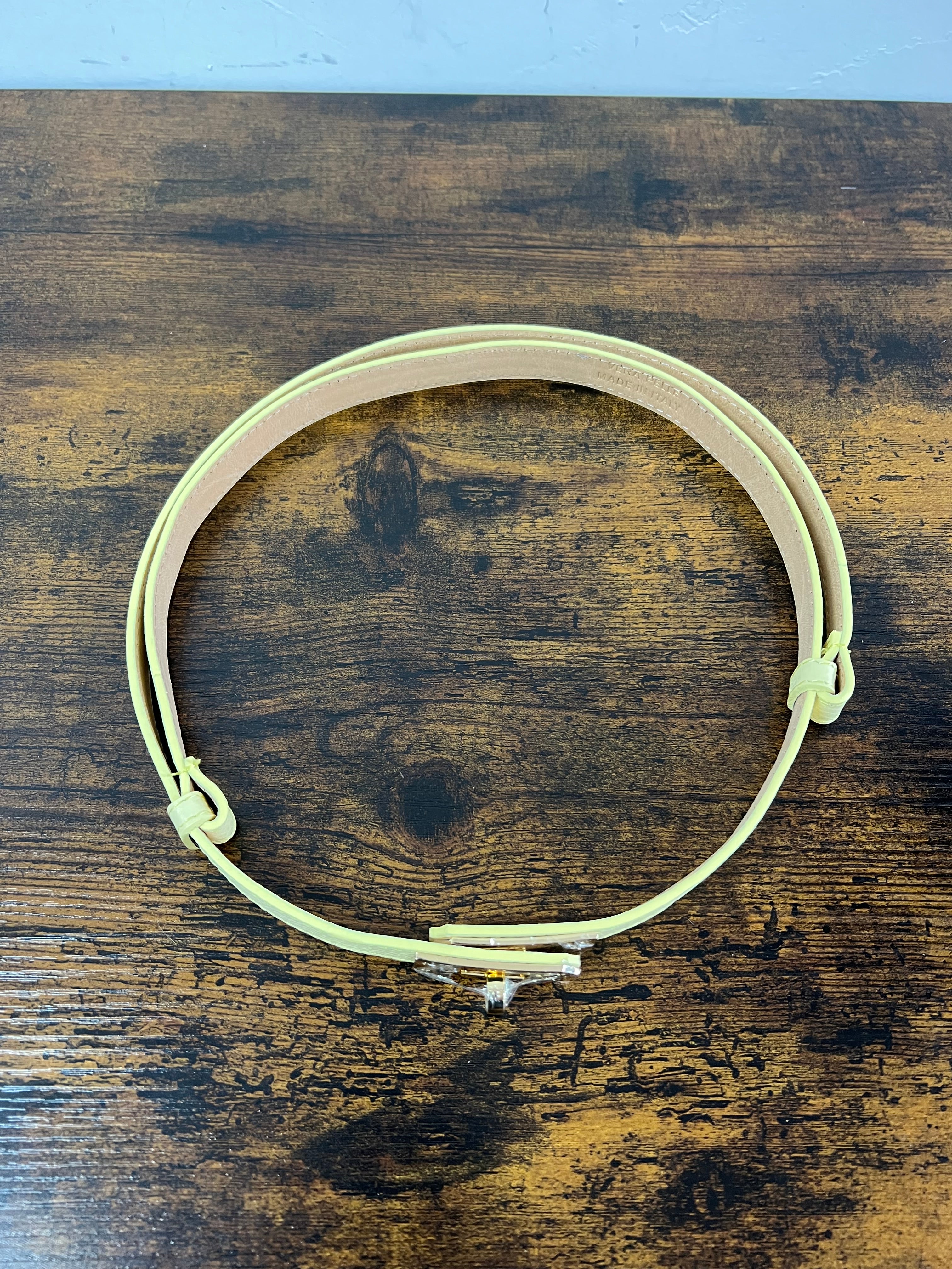 Cintura senza buchi yellow